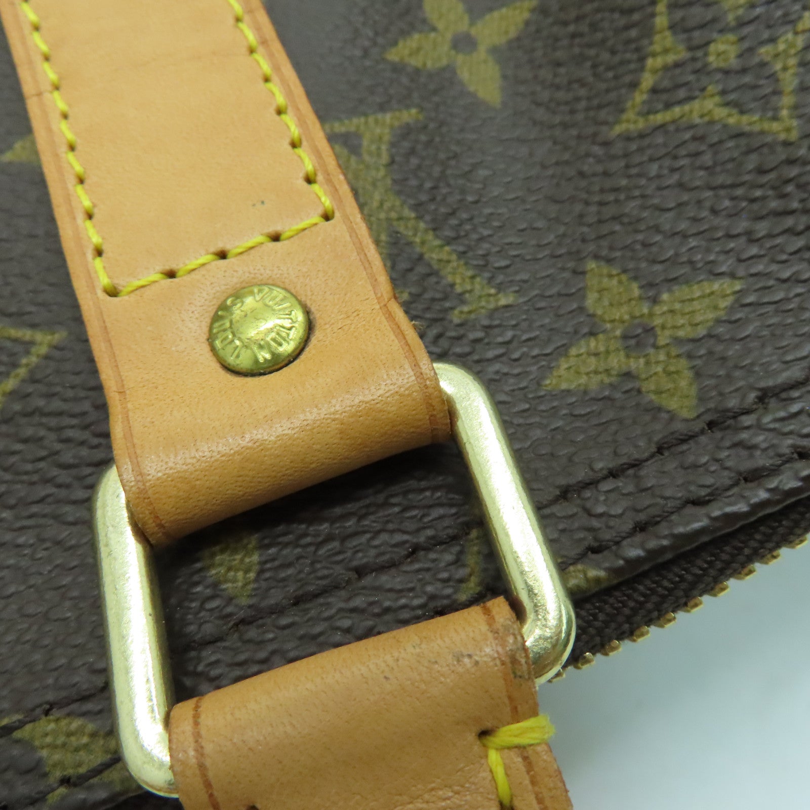 LOUIS VUITTON Monogram Keepall 55手挽袋/旅行袋金扣啡色