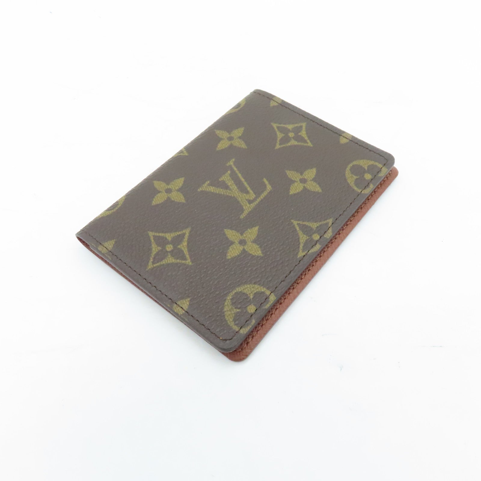 LOUIS VUITTON Monogram Card Holder card holder brown