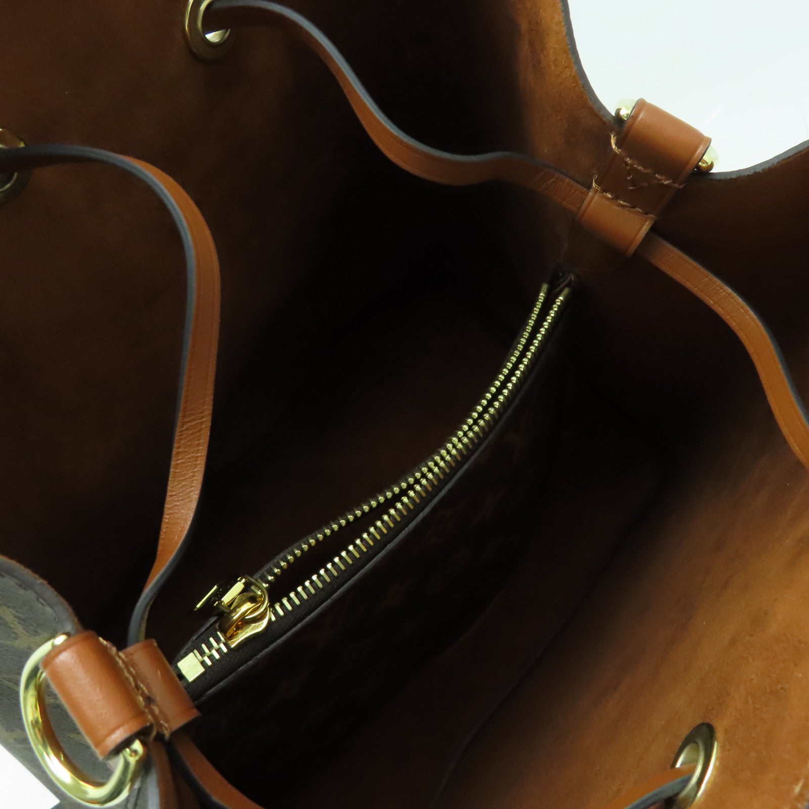 LOUIS VUITTON Monogram NeoNoe MM金扣肩背袋啡色