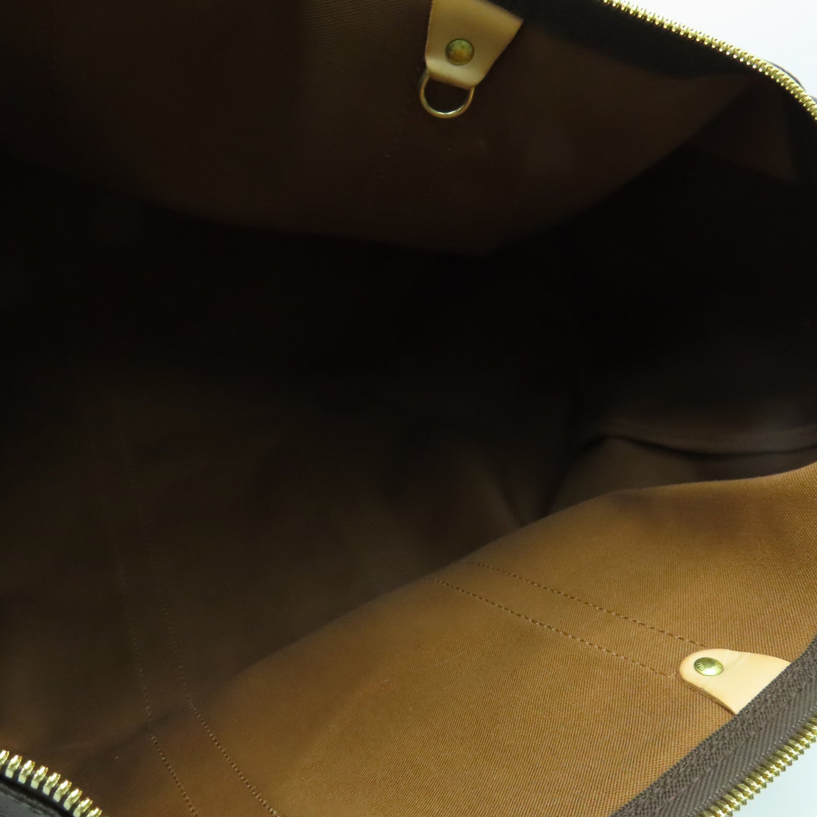 LOUIS VUITTON Monogram Keepall 55手挽袋/旅行袋金扣啡色