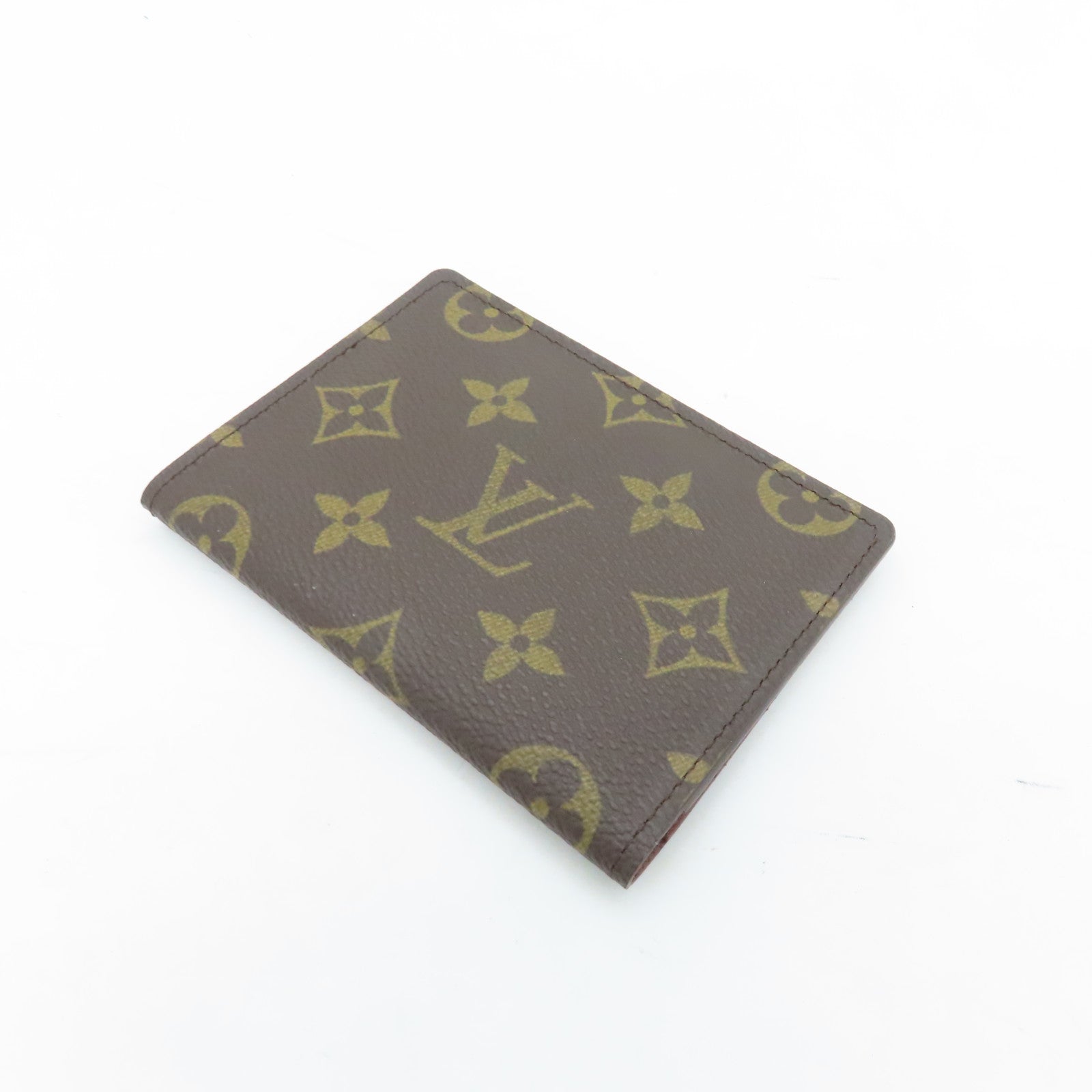 LOUIS VUITTON Monogram Card Holder card holder brown