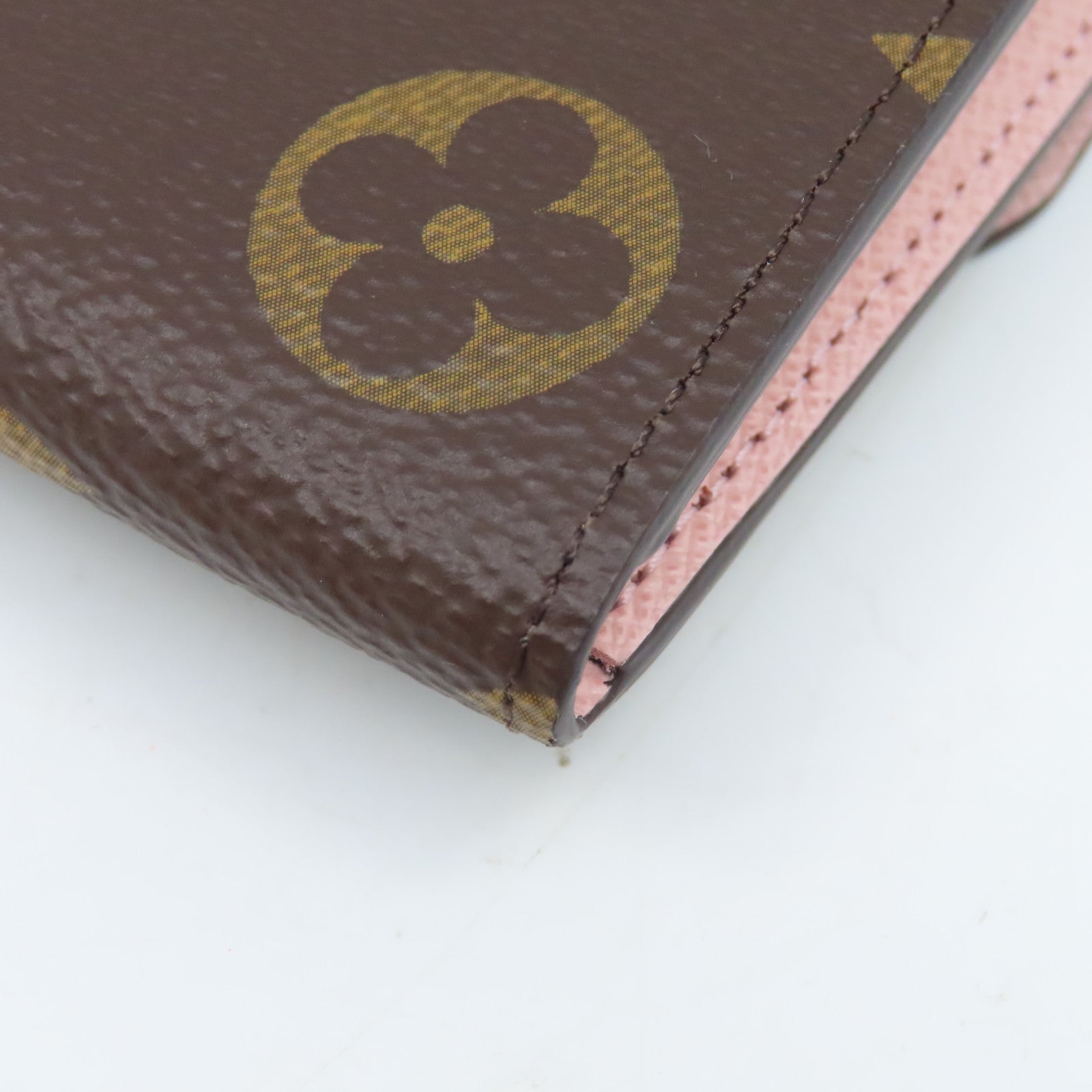 LOUIS VUITTON Monogram Wallet金扣长钱包啡色