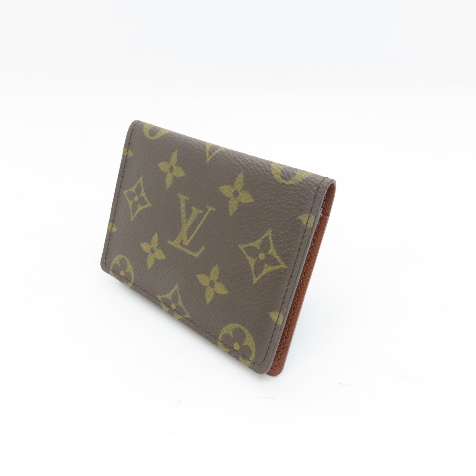LOUIS VUITTON Monogram Card Holder card holder brown