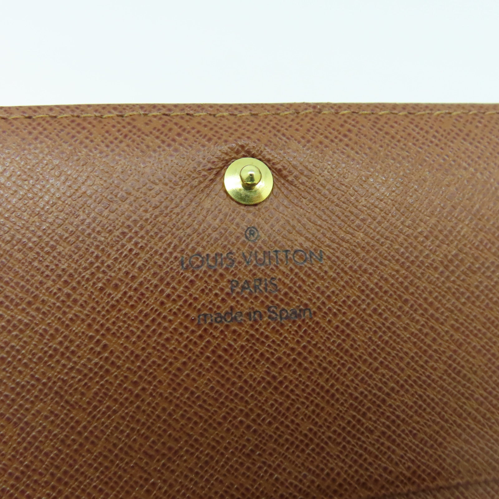 LOUIS VUITTON Monogram Portefeiulle Tresor金扣長錢包啡色