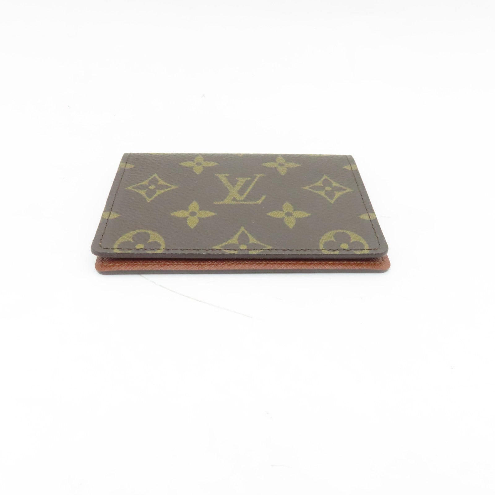 LOUIS VUITTON Monogram Card Holder card holder brown