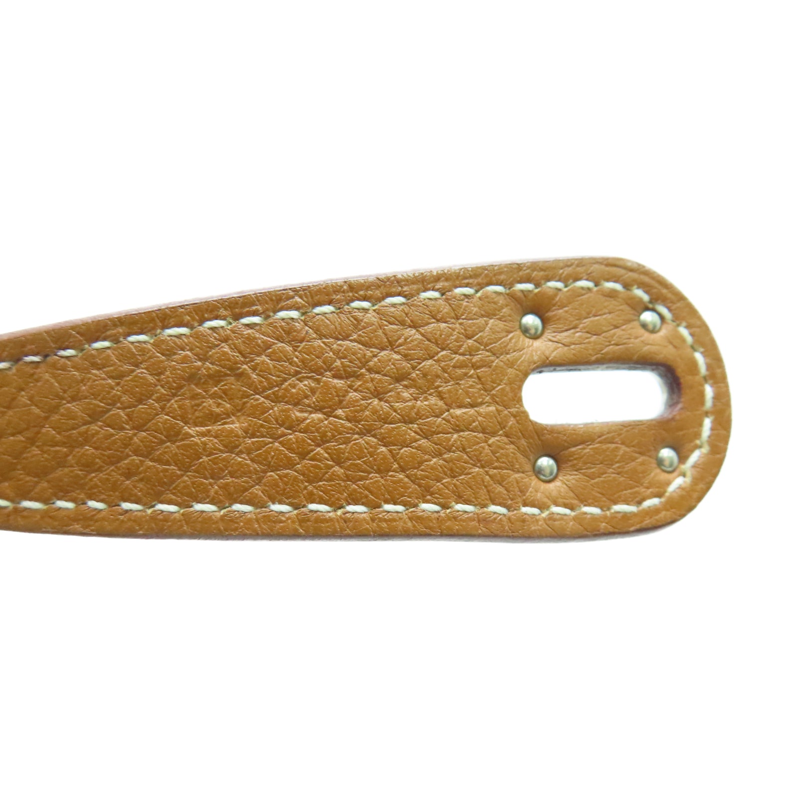 HERMES 【激減優惠】Taurillon Clemence皮革Lindy 30銀扣手挽肩背兩用袋棕色