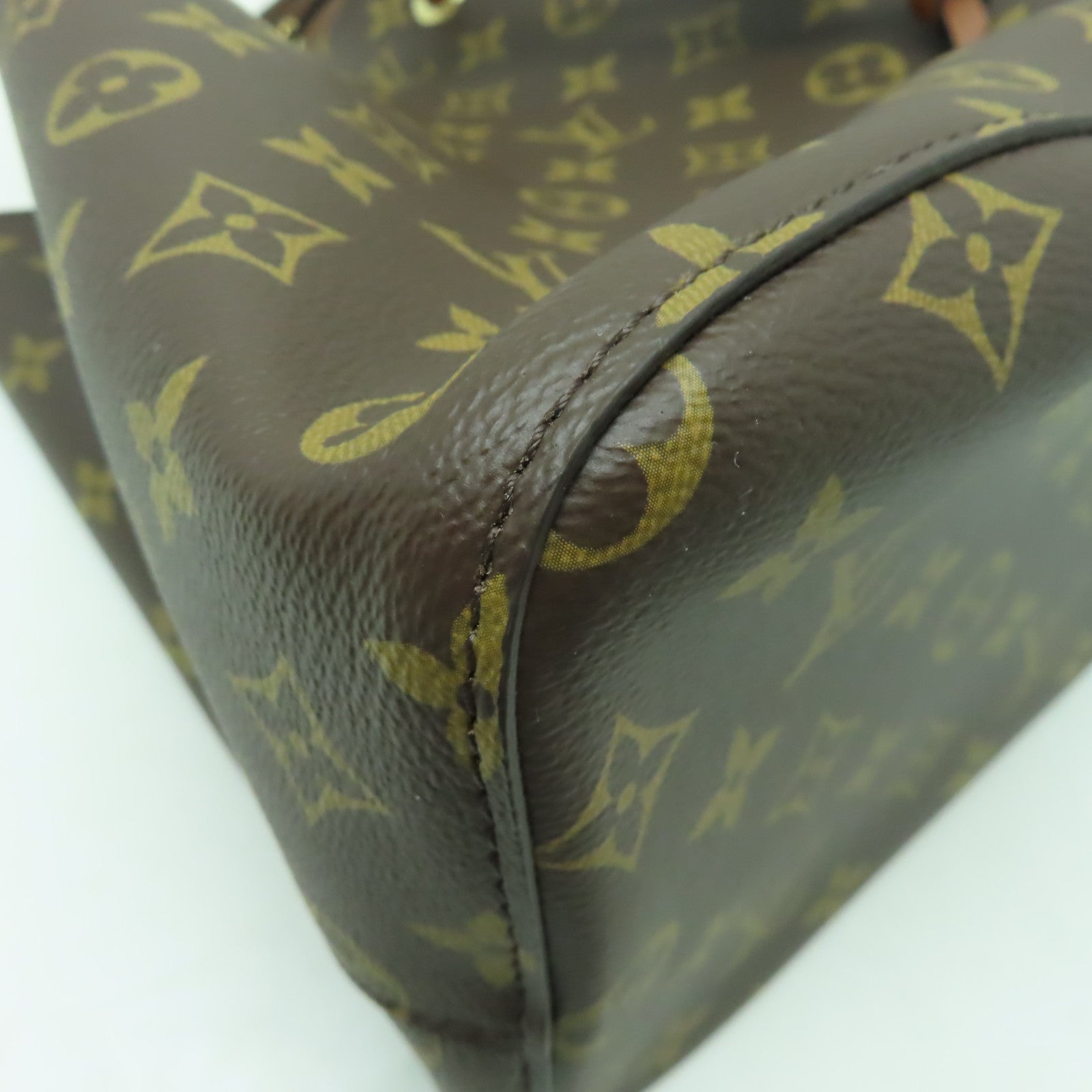 LOUIS VUITTON Monogram NeoNoe MM金扣肩背袋啡色