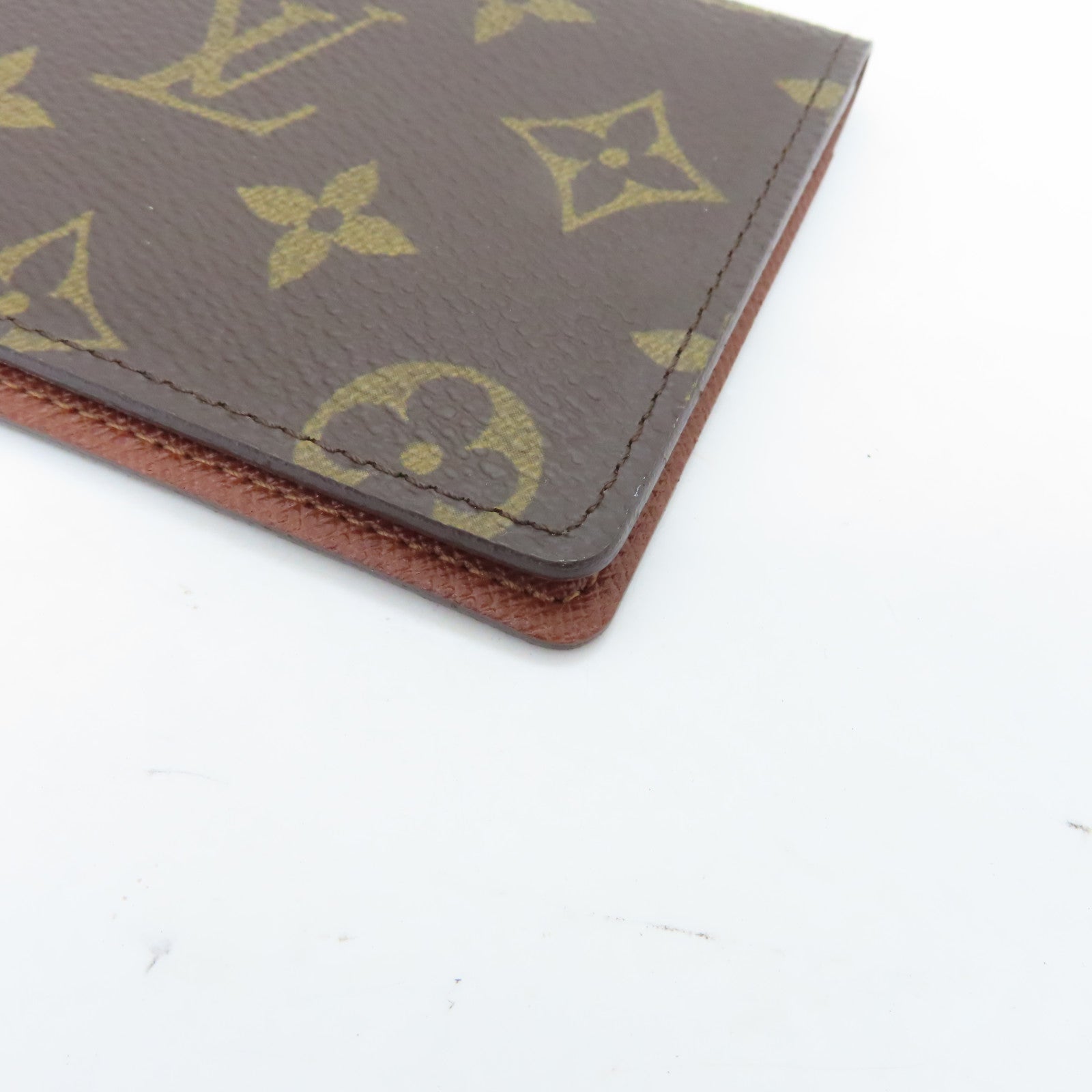 LOUIS VUITTON Monogram Card Holder card holder brown