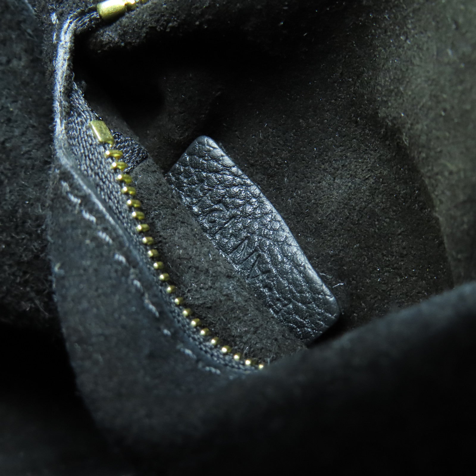 CELINE 牛皮皮革Small Sangle Bucket金扣肩背袋黑色