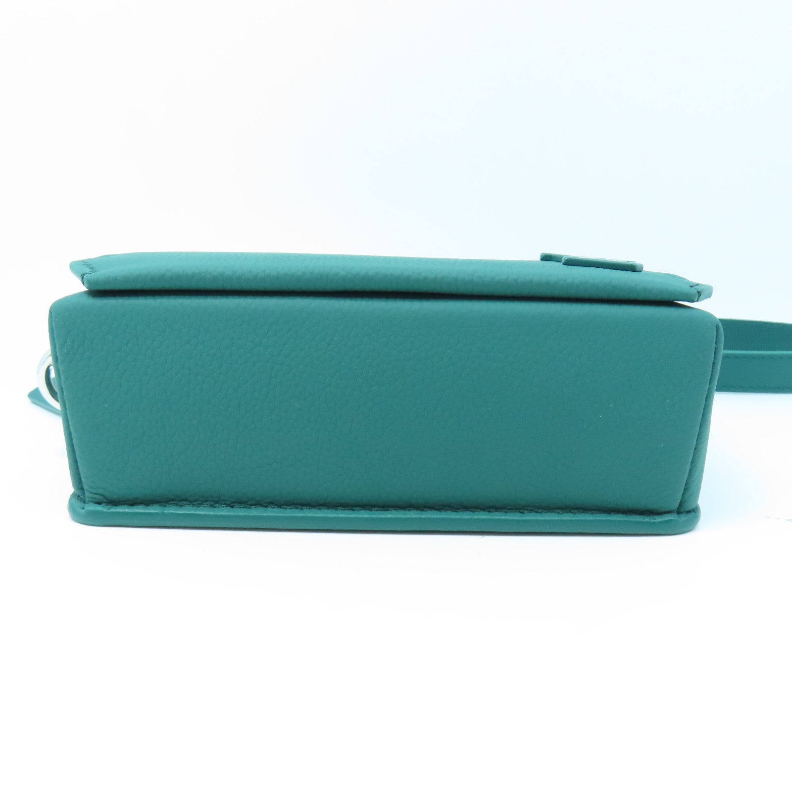 LOUIS VUITTON Aerogram Fastline Silver Buckle Shoulder Bag Green