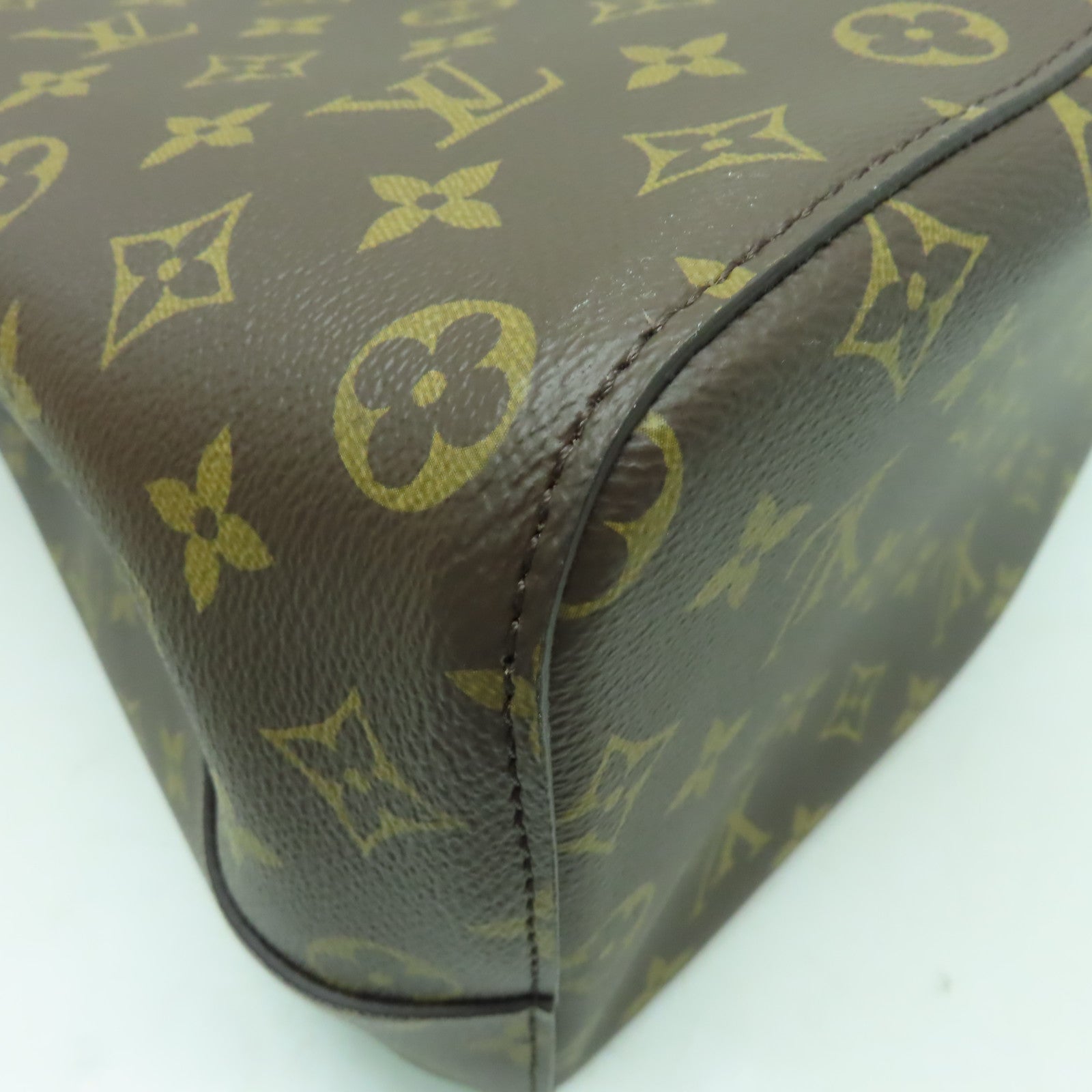 LOUIS VUITTON Monogram NeoNoe MM金扣肩背袋啡色