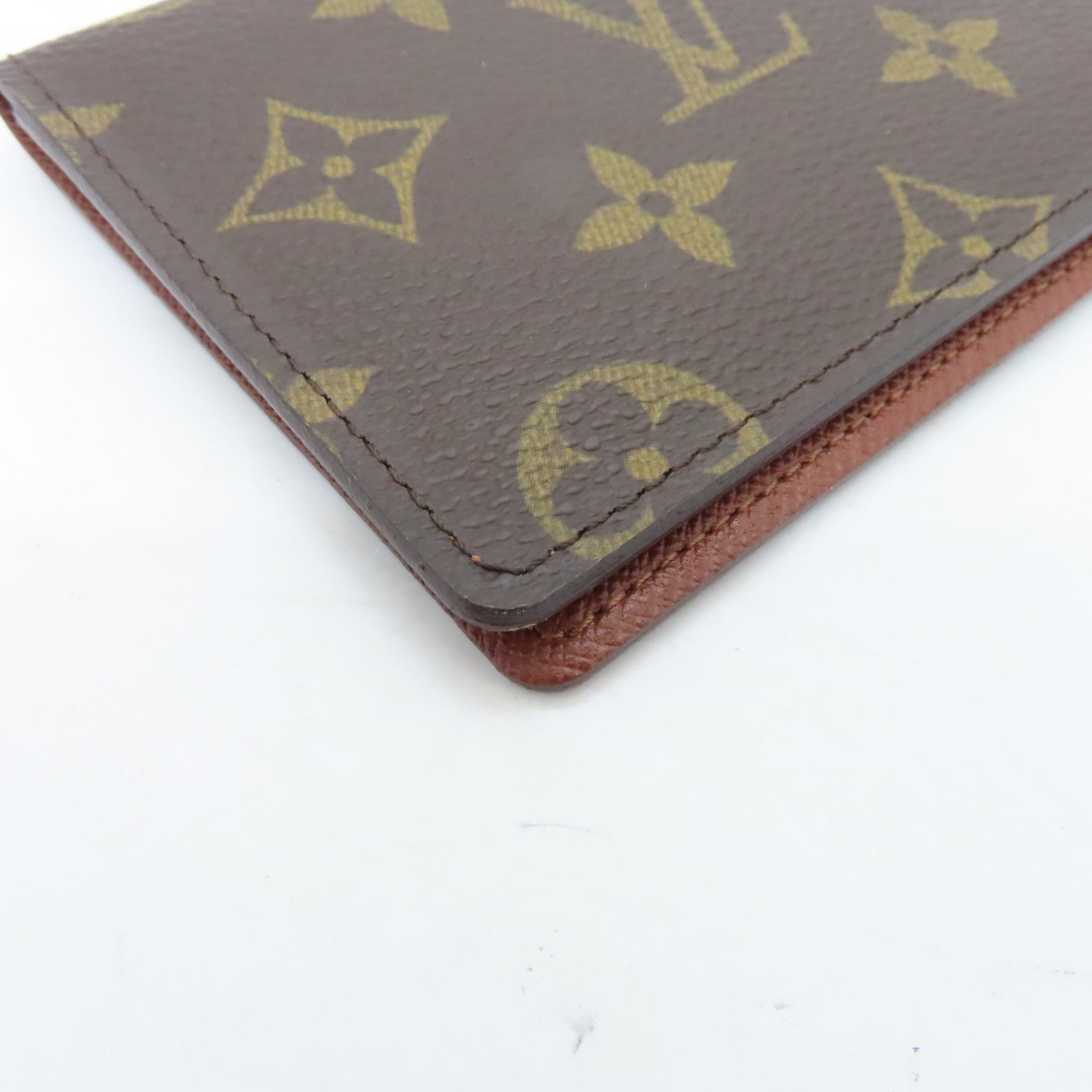 LOUIS VUITTON Monogram Card Holder card holder brown