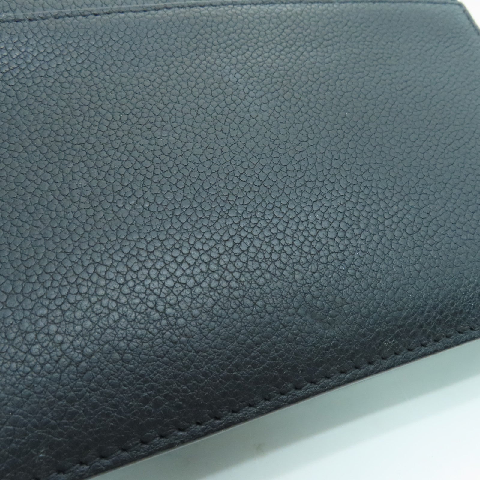 SAINT LAURENT 牛皮皮革Shoulder Bag銀扣肩背袋黑色