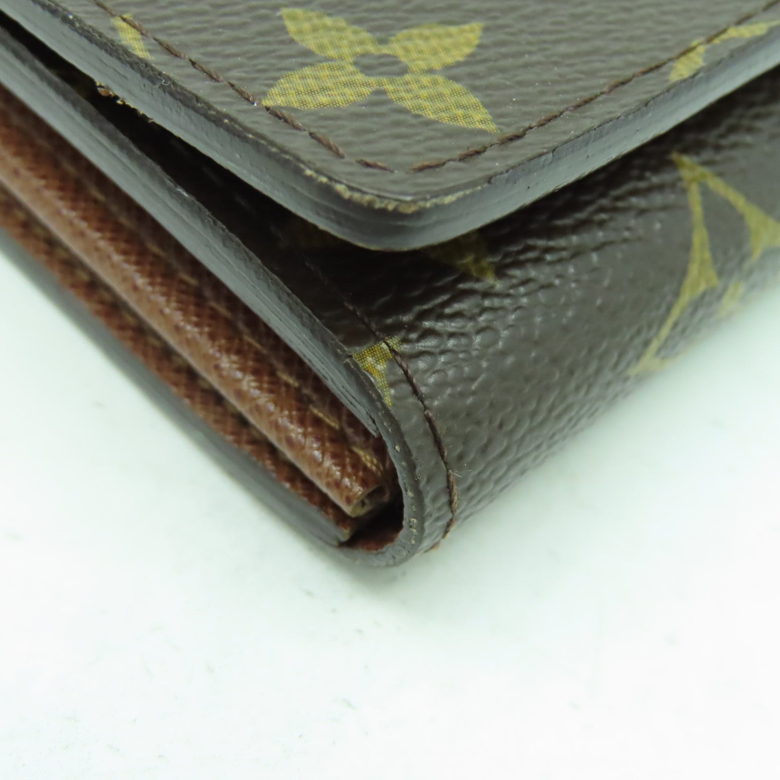 LOUIS VUITTON Monogram Portefeiulle Tresor金扣長錢包啡色