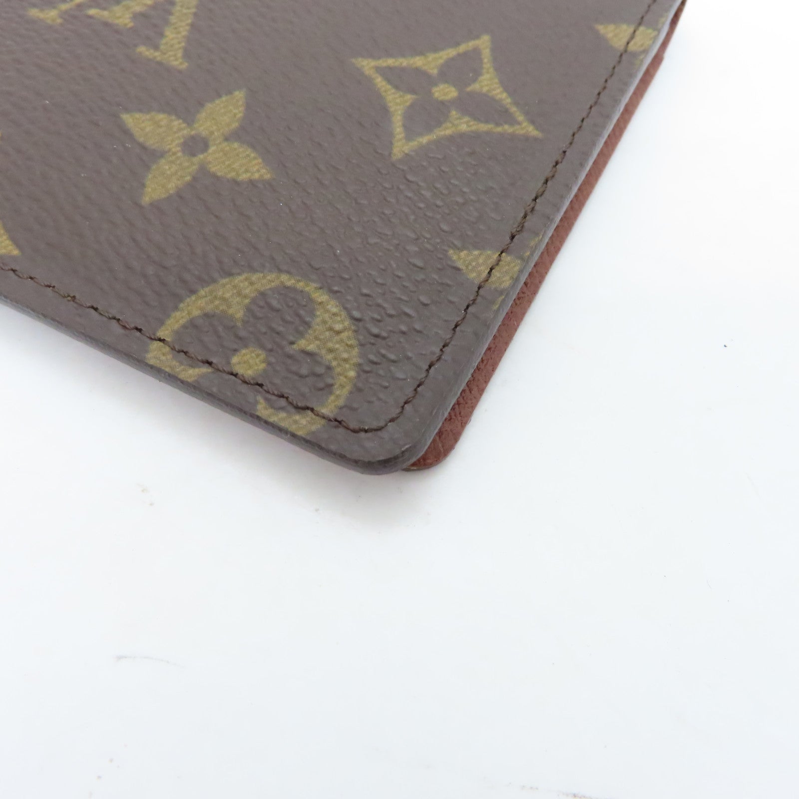 LOUIS VUITTON Monogram Card Holder card holder brown