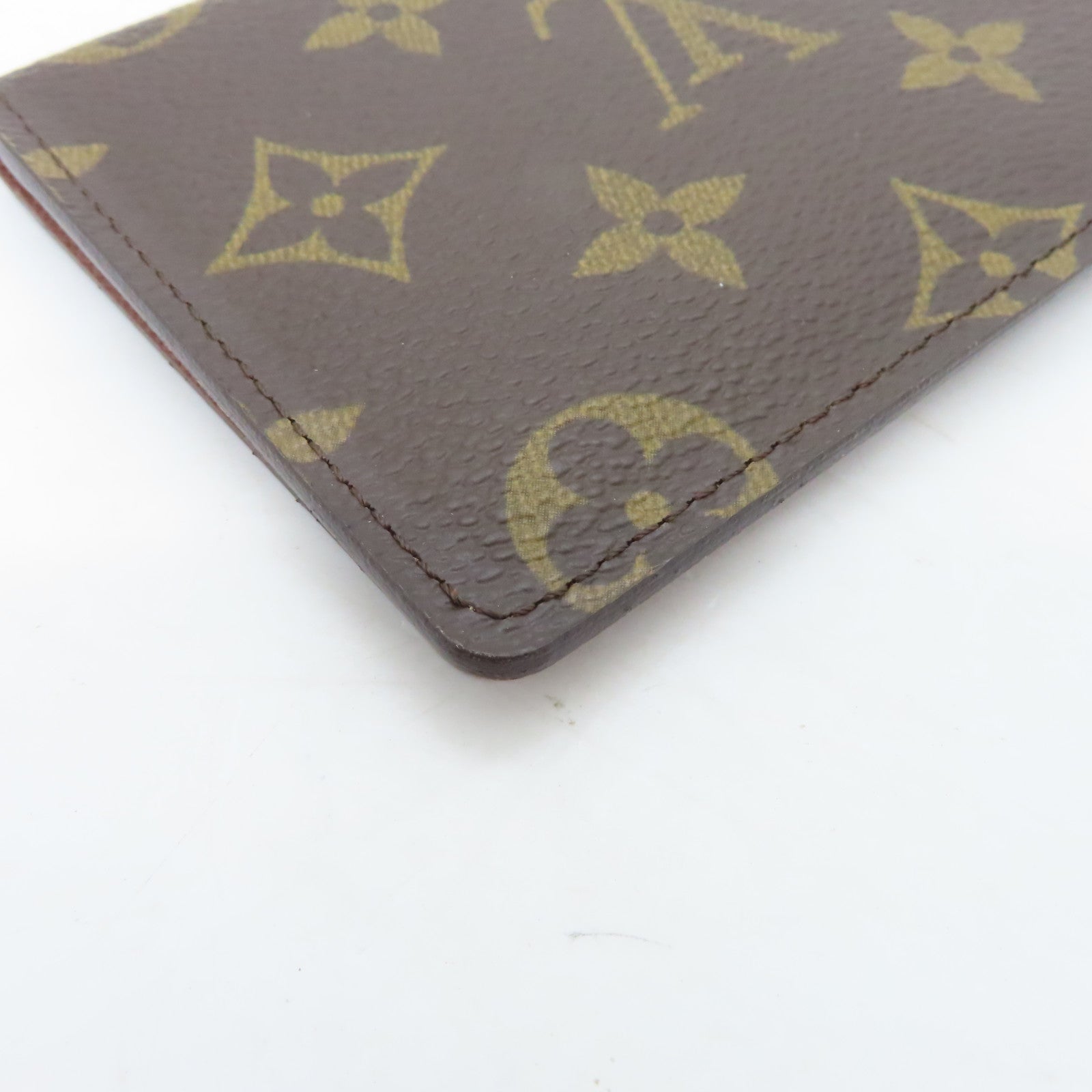 LOUIS VUITTON Monogram Card Holder card holder brown
