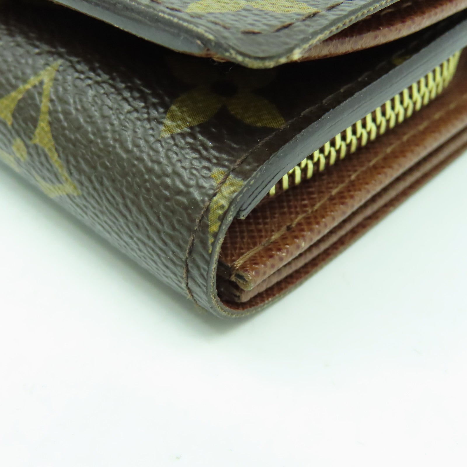 LOUIS VUITTON Monogram Portefeiulle Tresor金扣長錢包啡色