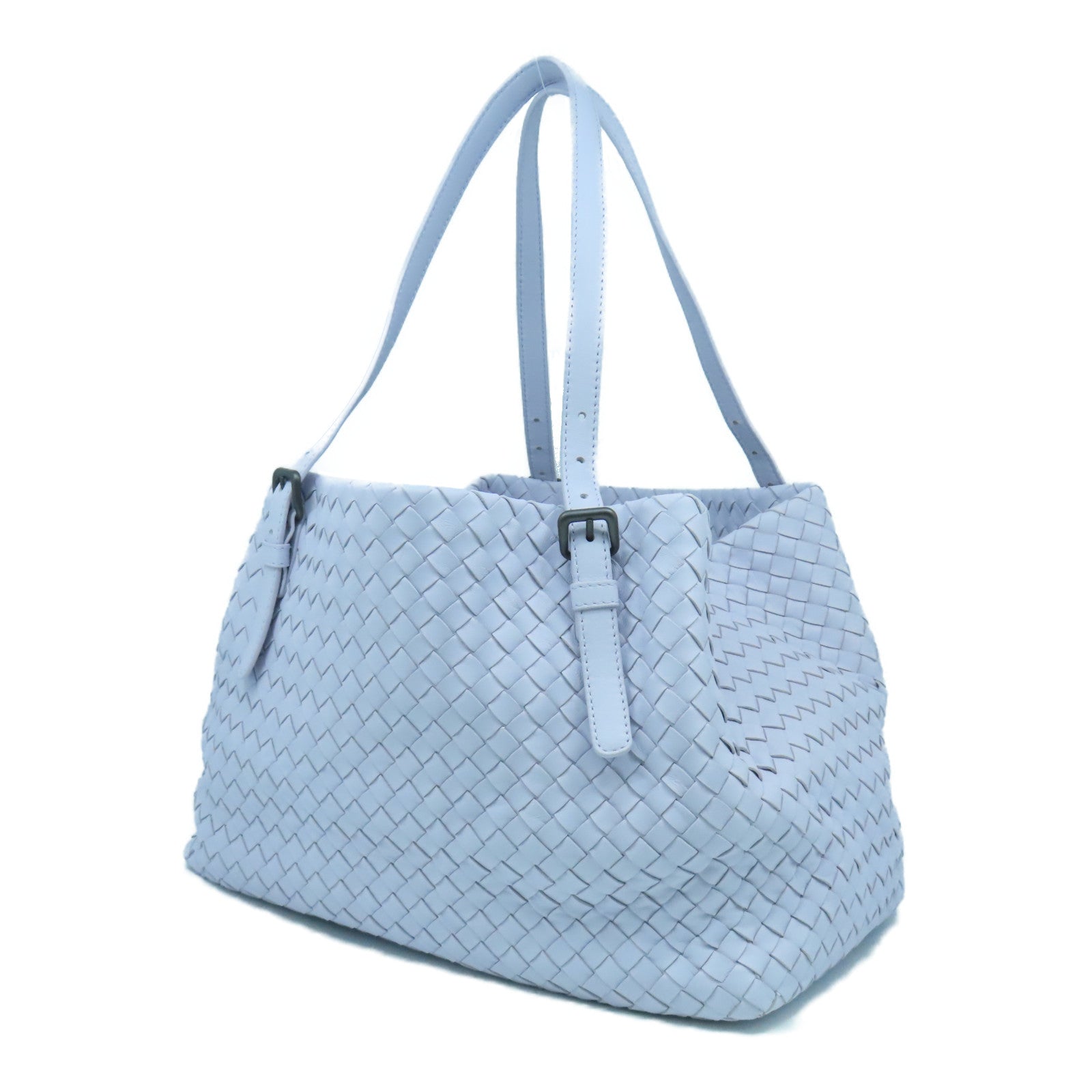 BOTTEGA VENETA 織紋皮革Shoulder Bag肩背袋淺紫色