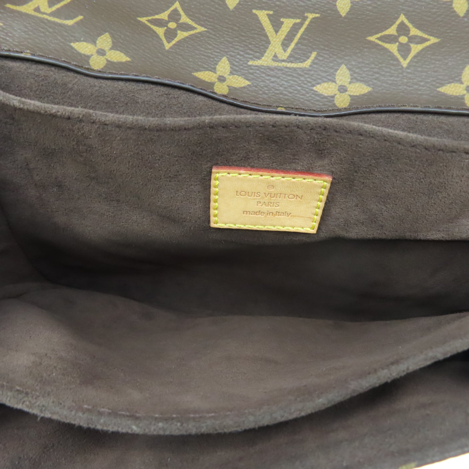 LOUIS VUITTON Monogram Pochette Metis金扣手挽肩背兩用袋棕色