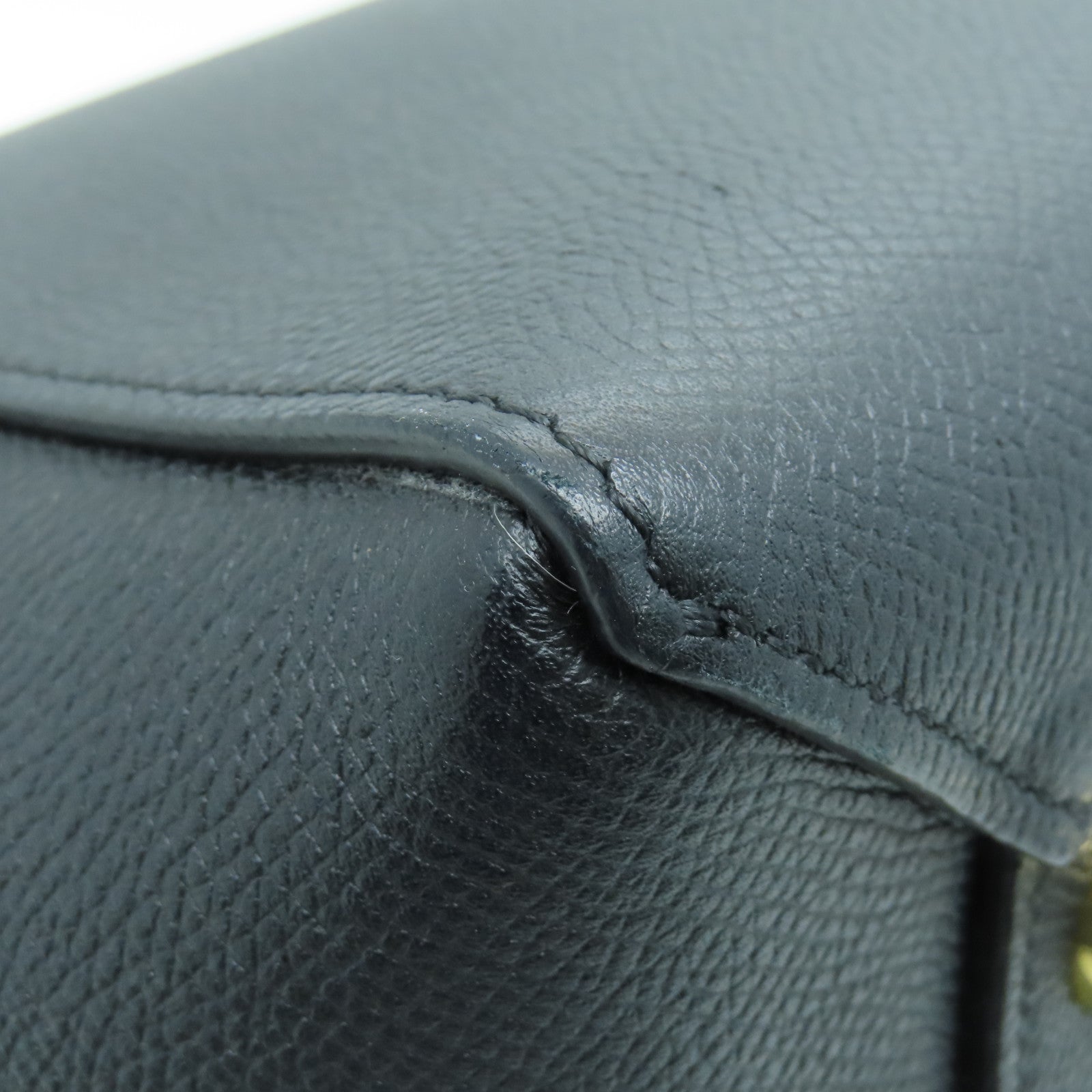CELINE 牛皮皮革Mini Belt Bag金扣手挽肩背两用袋黑色