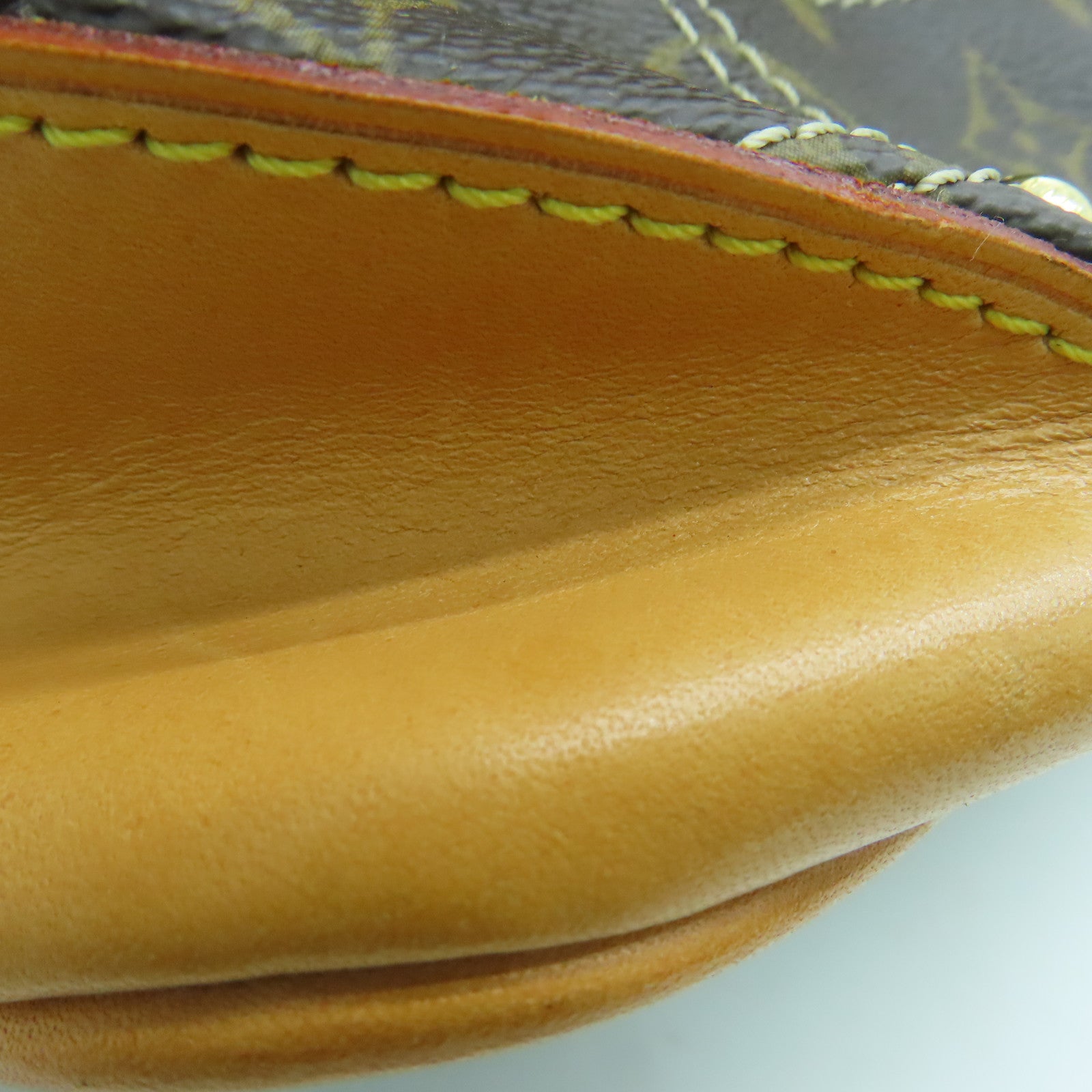 LOUIS VUITTON Monogram Rivets肩背袋金扣啡色