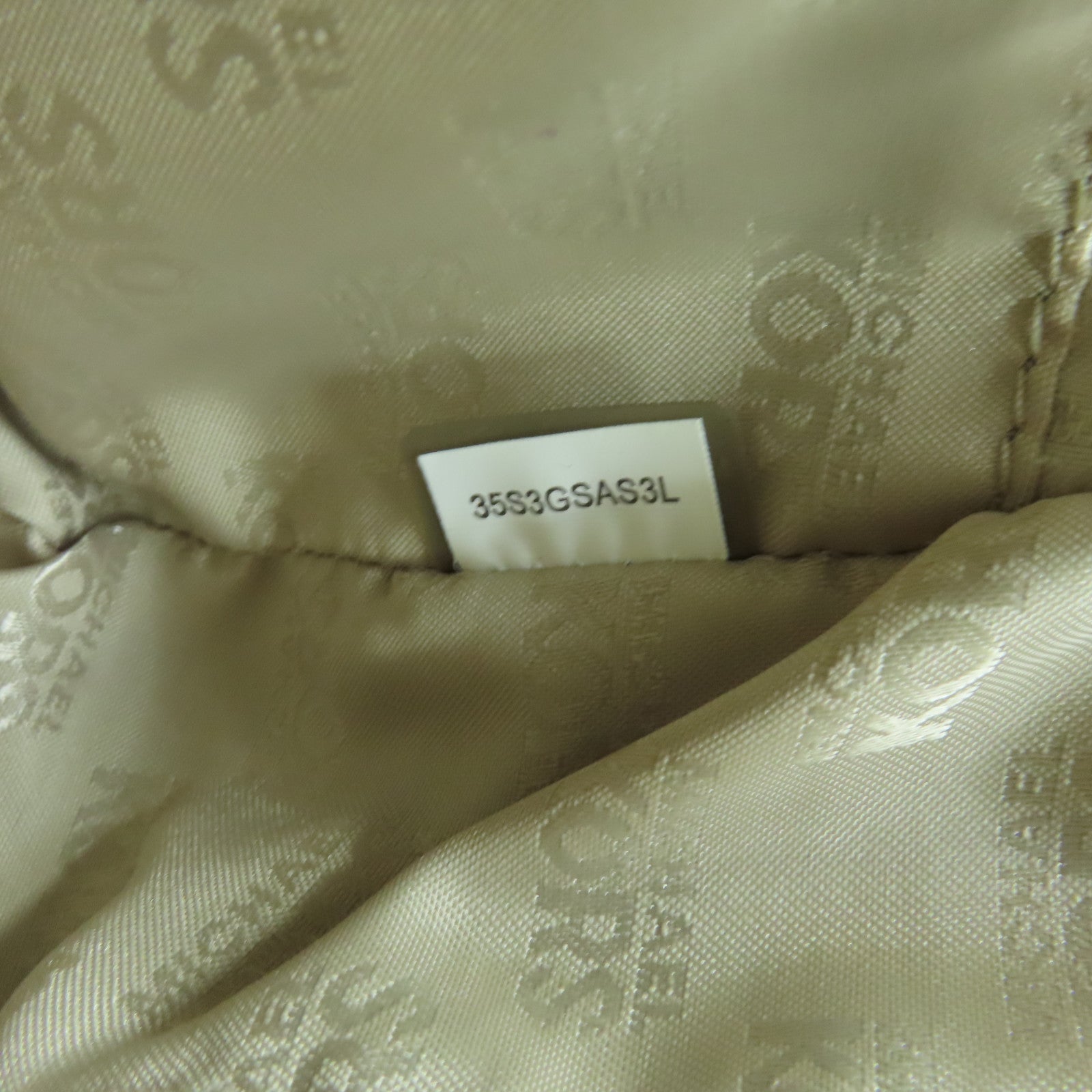 Michael Kors 牛皮皮革2 Way Shoulder金扣手挽肩背兩用袋藍色