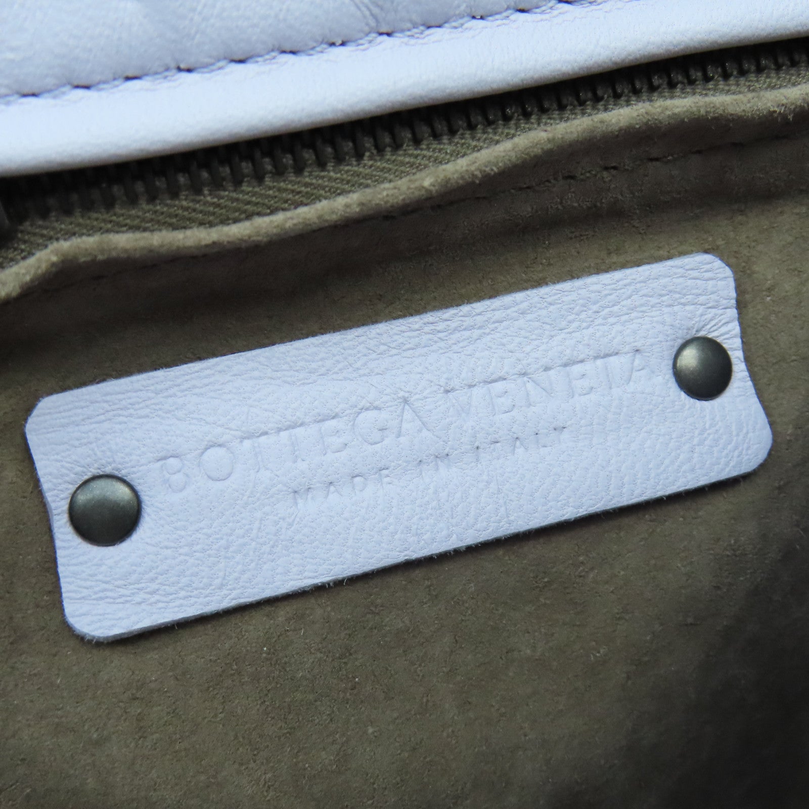 BOTTEGA VENETA 織紋皮革Shoulder Bag肩背袋淺紫色