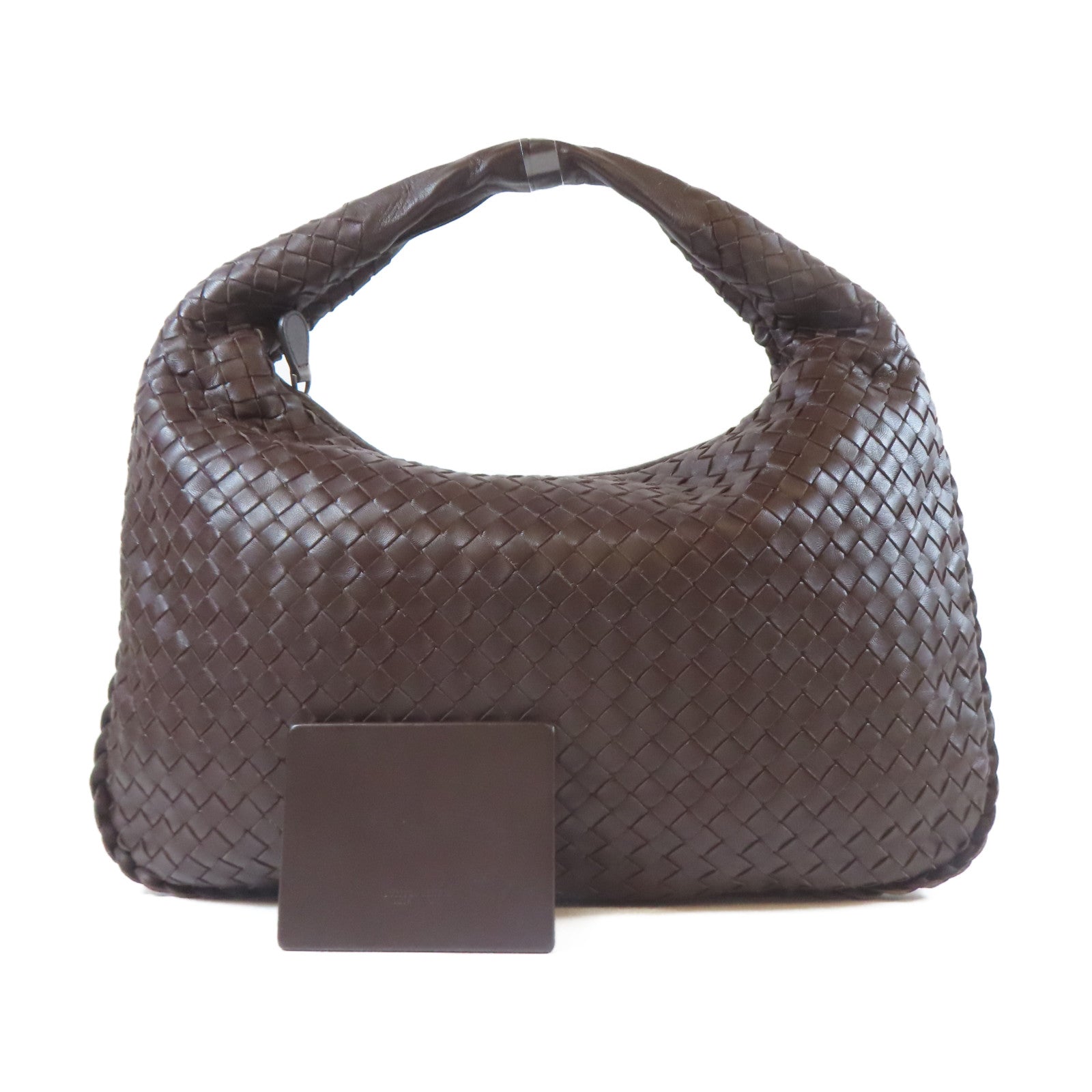 BOTTEGA VENETA 織紋皮革Shoulder Bag手挽袋啡色