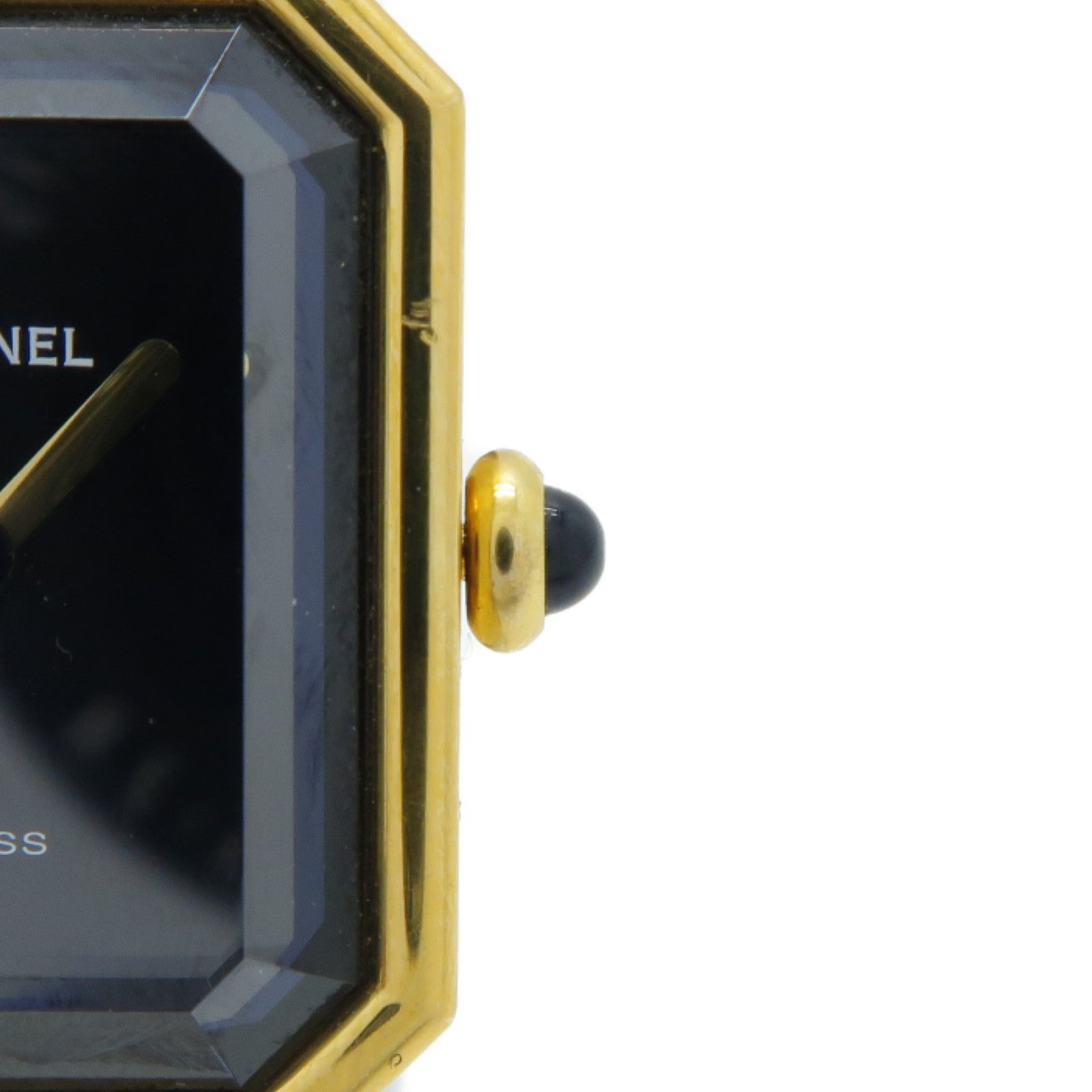 CHANEL Premiere M鍍金手錶石英機芯黑色