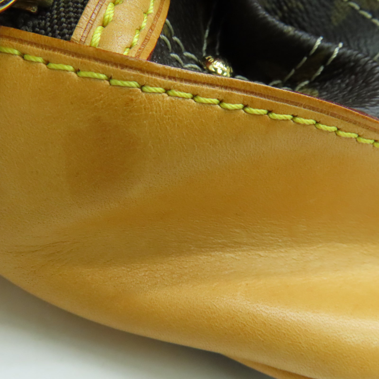LOUIS VUITTON Monogram Rivets肩背袋金扣啡色