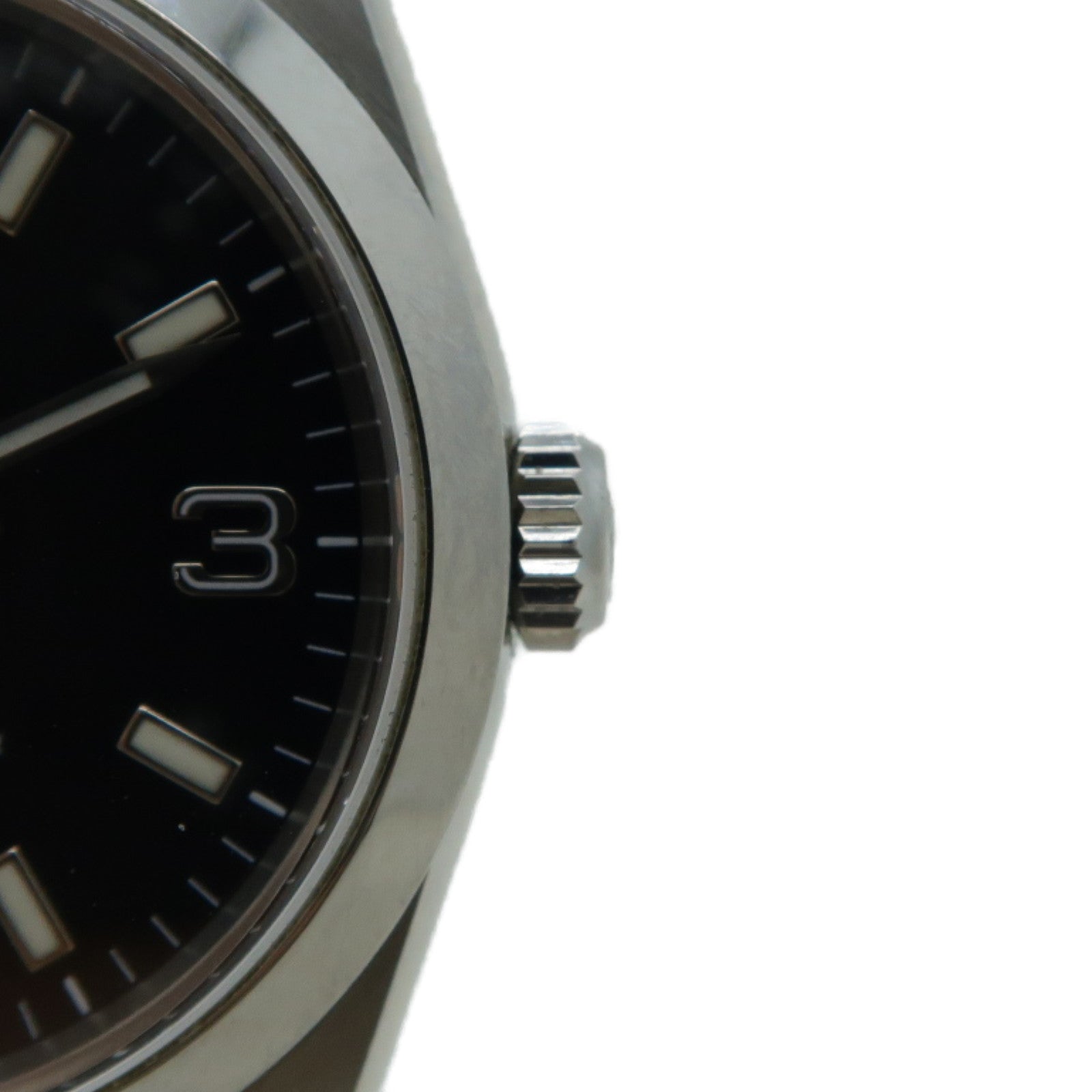 ROLEX Explorer不鏽鋼手錶自動機芯黑色
