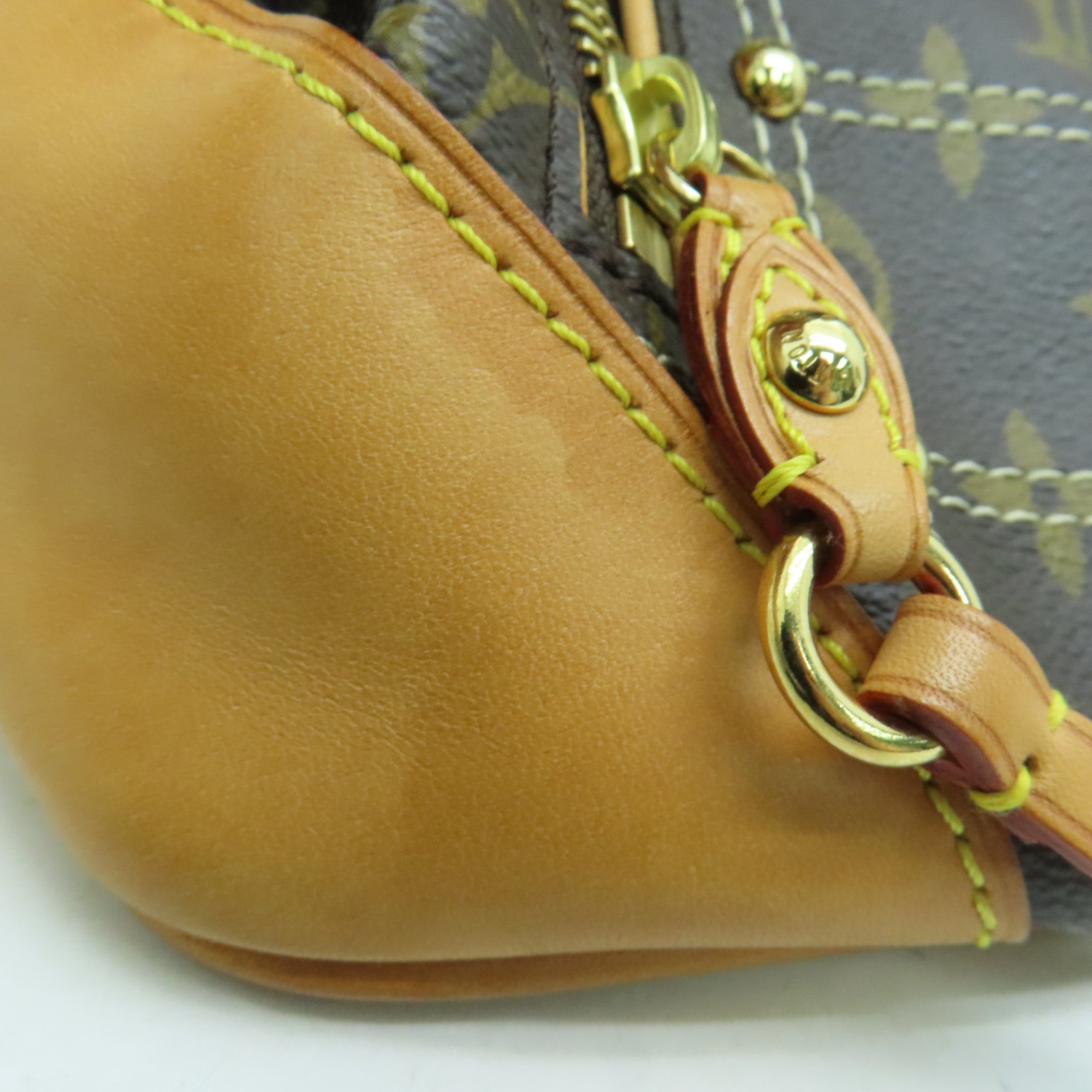 LOUIS VUITTON Monogram Rivets肩背袋金扣啡色