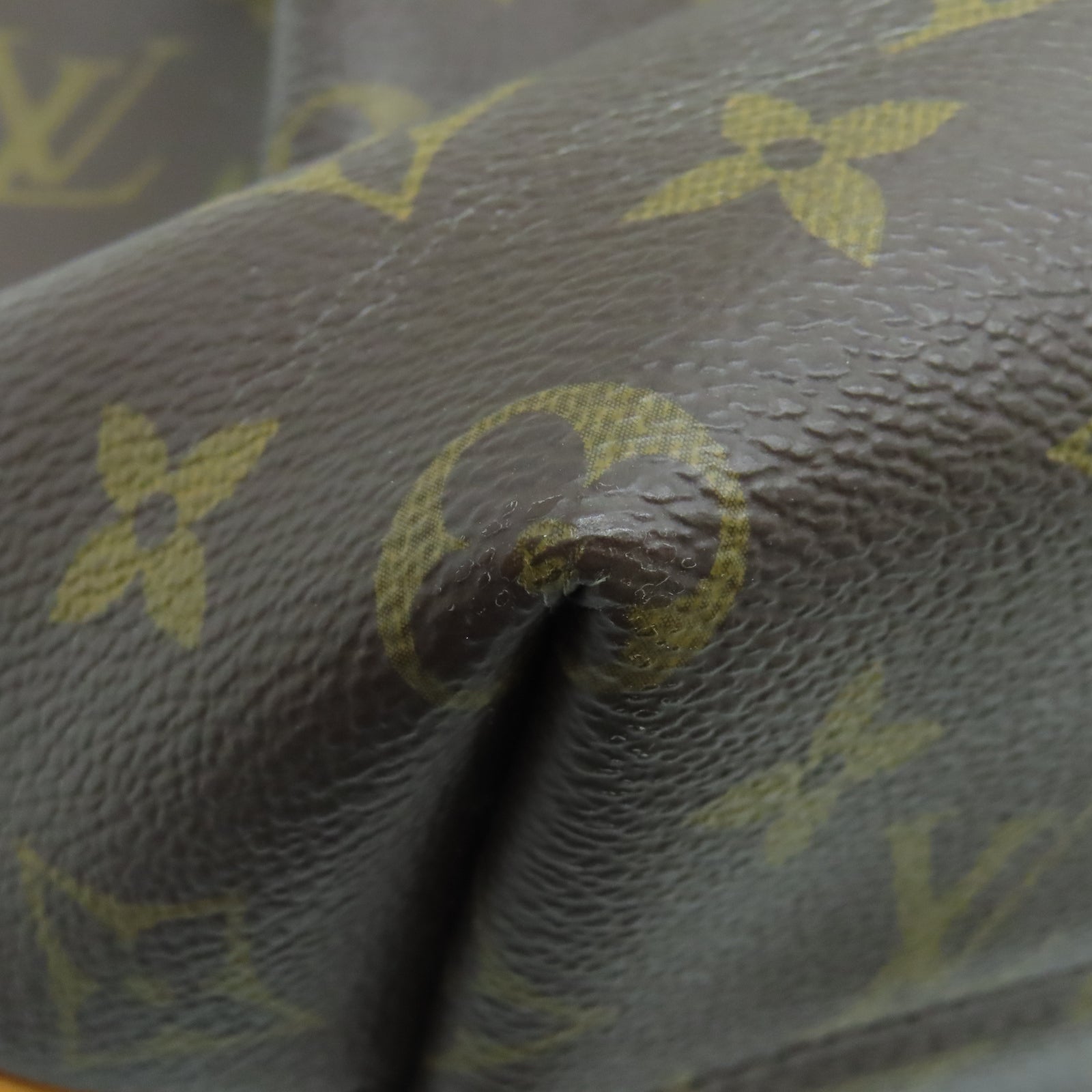 LOUIS VUITTON Monogram Turenne PM gold buckle handle shoulder bag brown