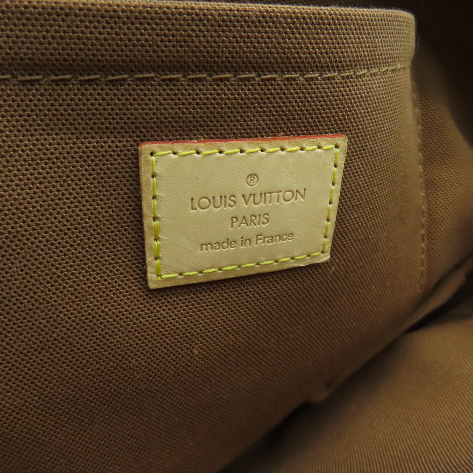 LOUIS VUITTON Monogram Rivets肩背袋金扣啡色