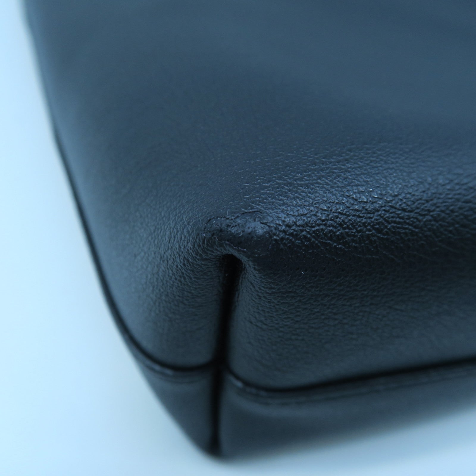 SAINT LAURENT 牛皮皮革2 Way Shoulder金扣手挽肩背兩用袋黑色