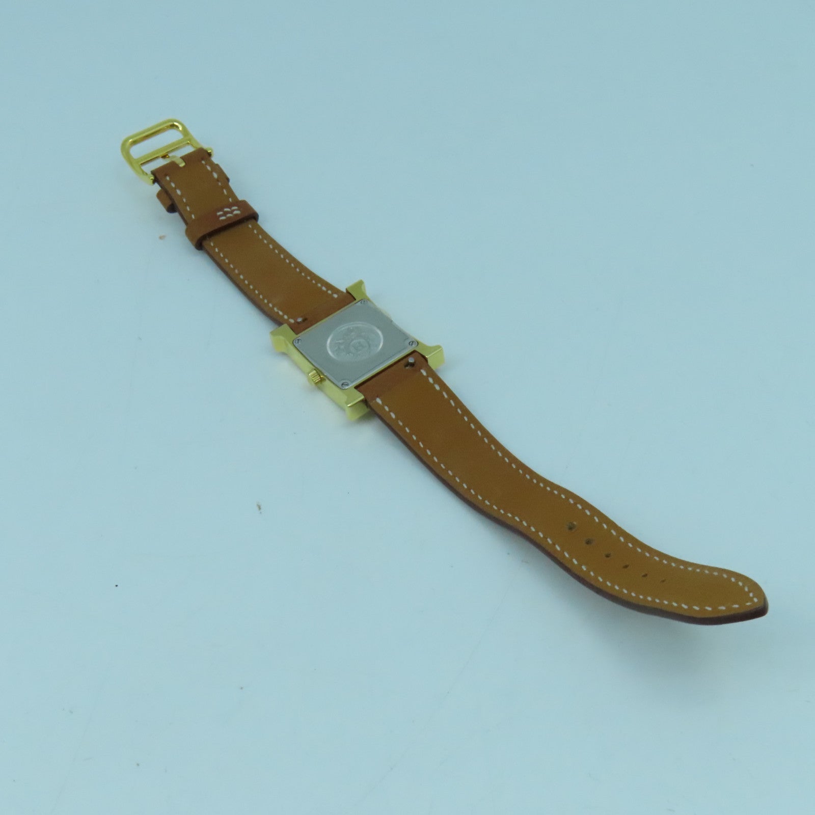 HERMES Heure H不鏽鋼石英機芯白色