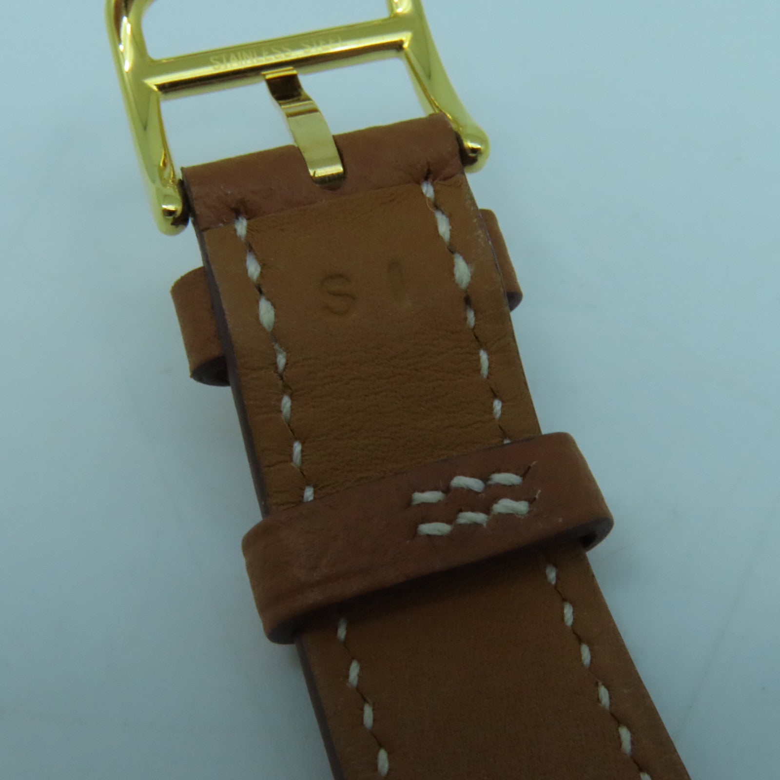 HERMES Heure H不鏽鋼石英機芯白色