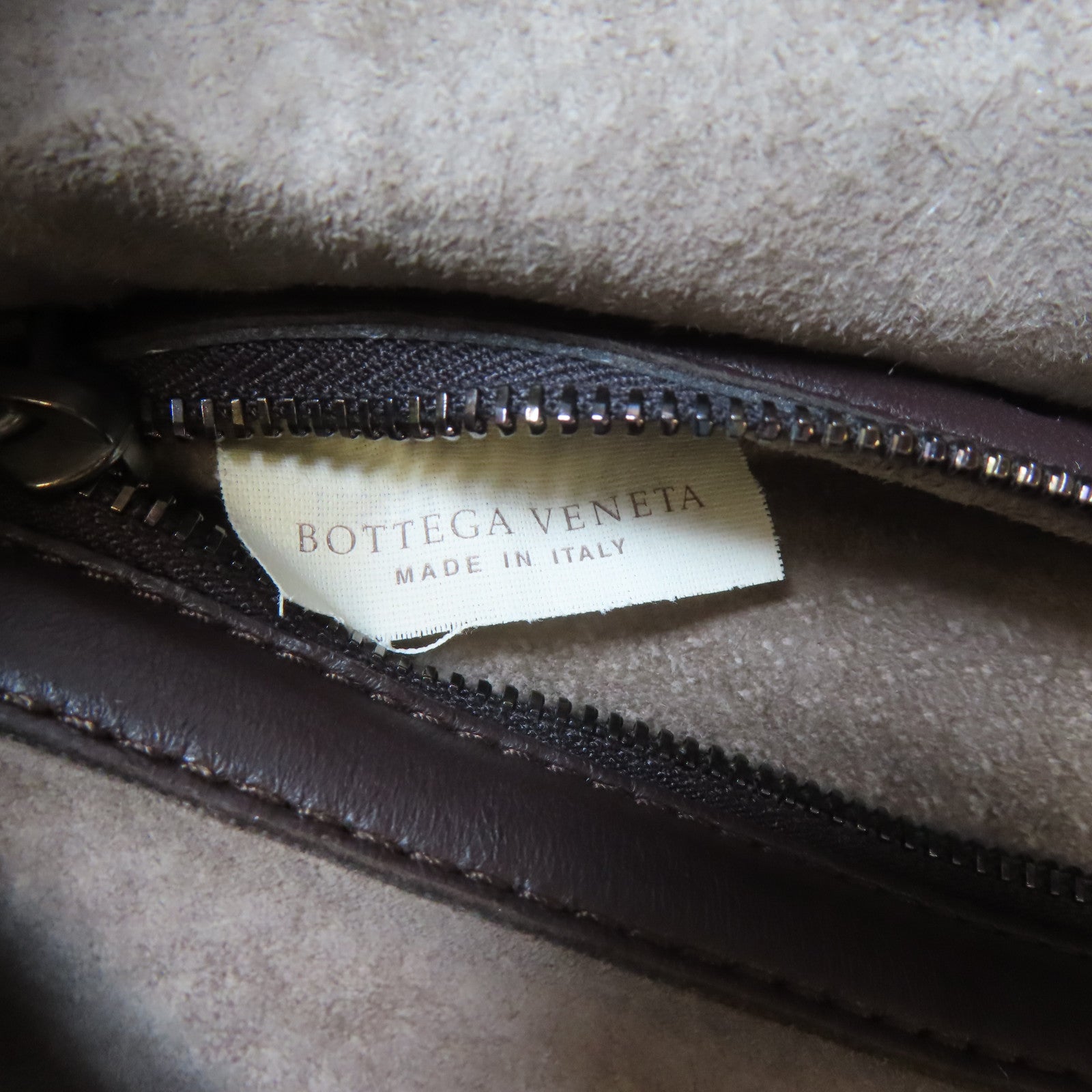BOTTEGA VENETA 織紋皮革Shoulder Bag手挽袋啡色