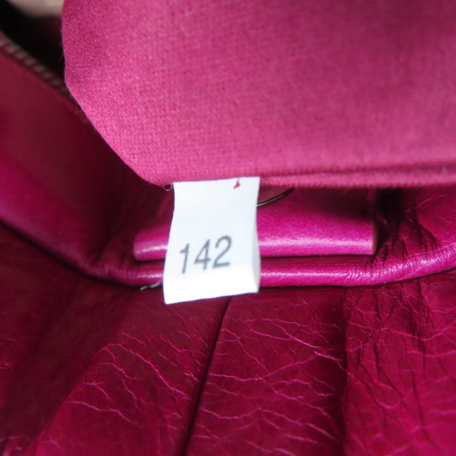Miu Miu 牛皮皮革2 Way Shoulder銀扣手挽肩背兩用袋粉紅色