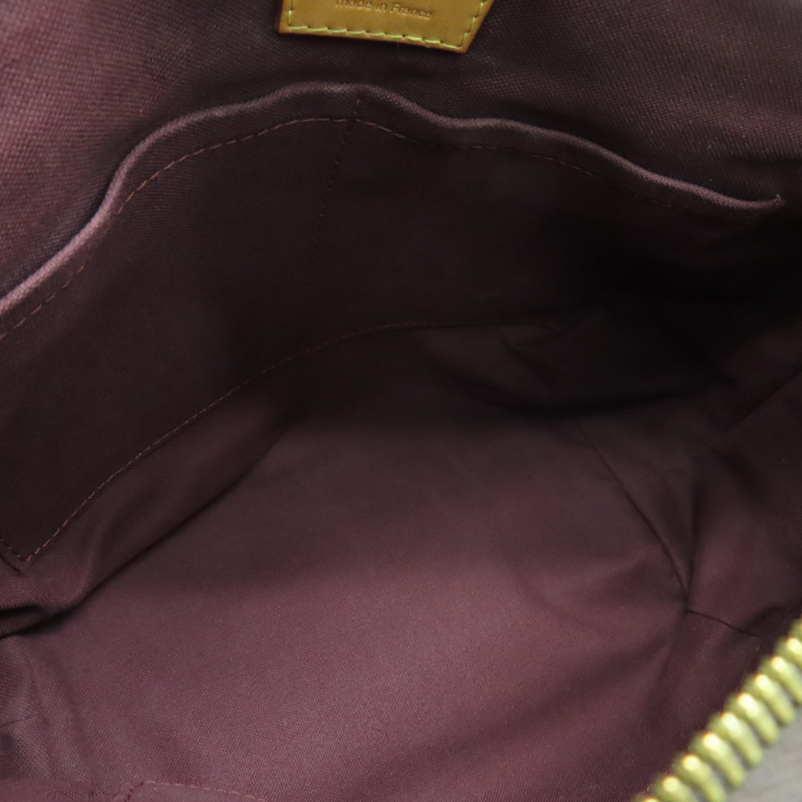 LOUIS VUITTON Monogram Turenne PM gold buckle handle shoulder bag brown