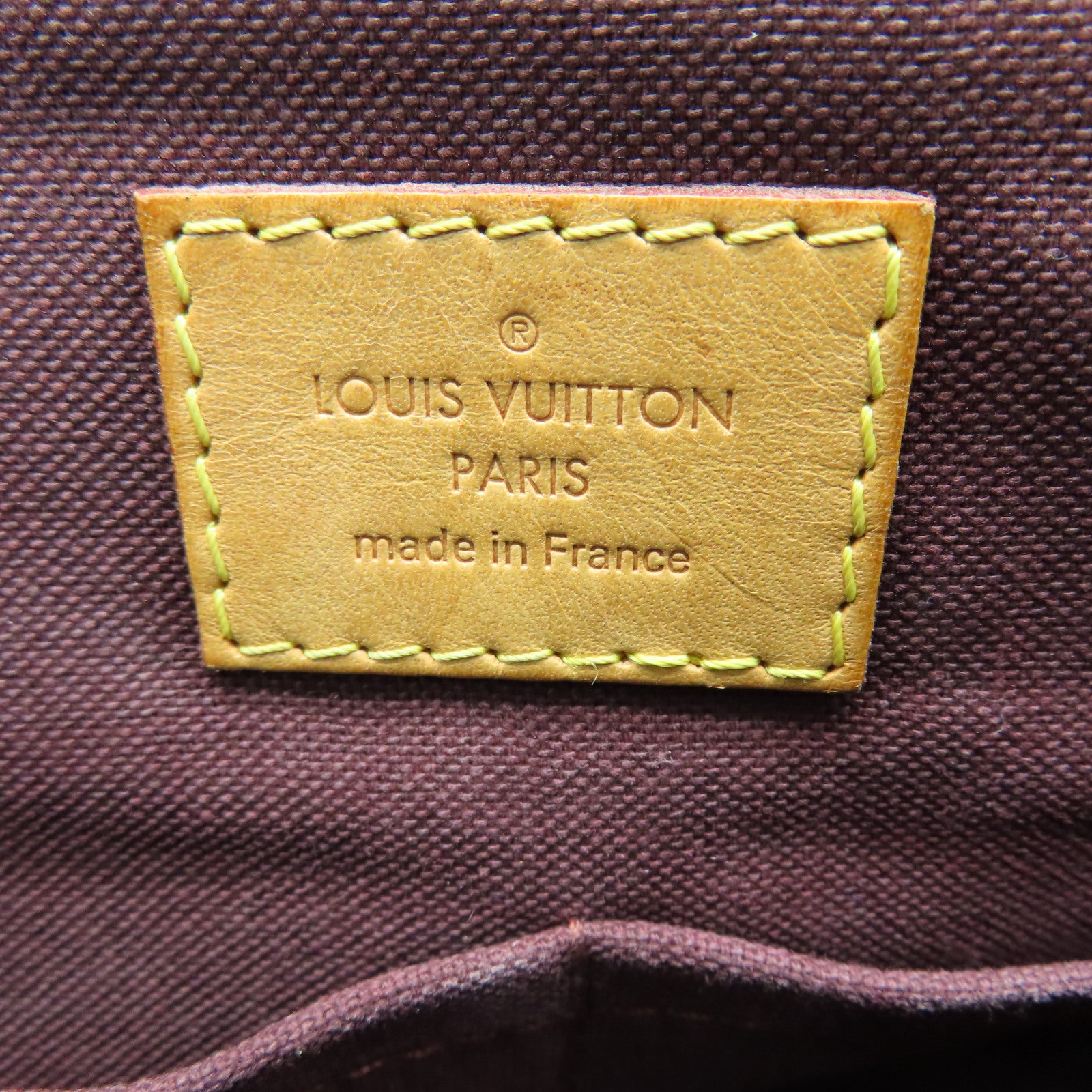 LOUIS VUITTON Monogram Turenne PM gold buckle handle shoulder bag brown