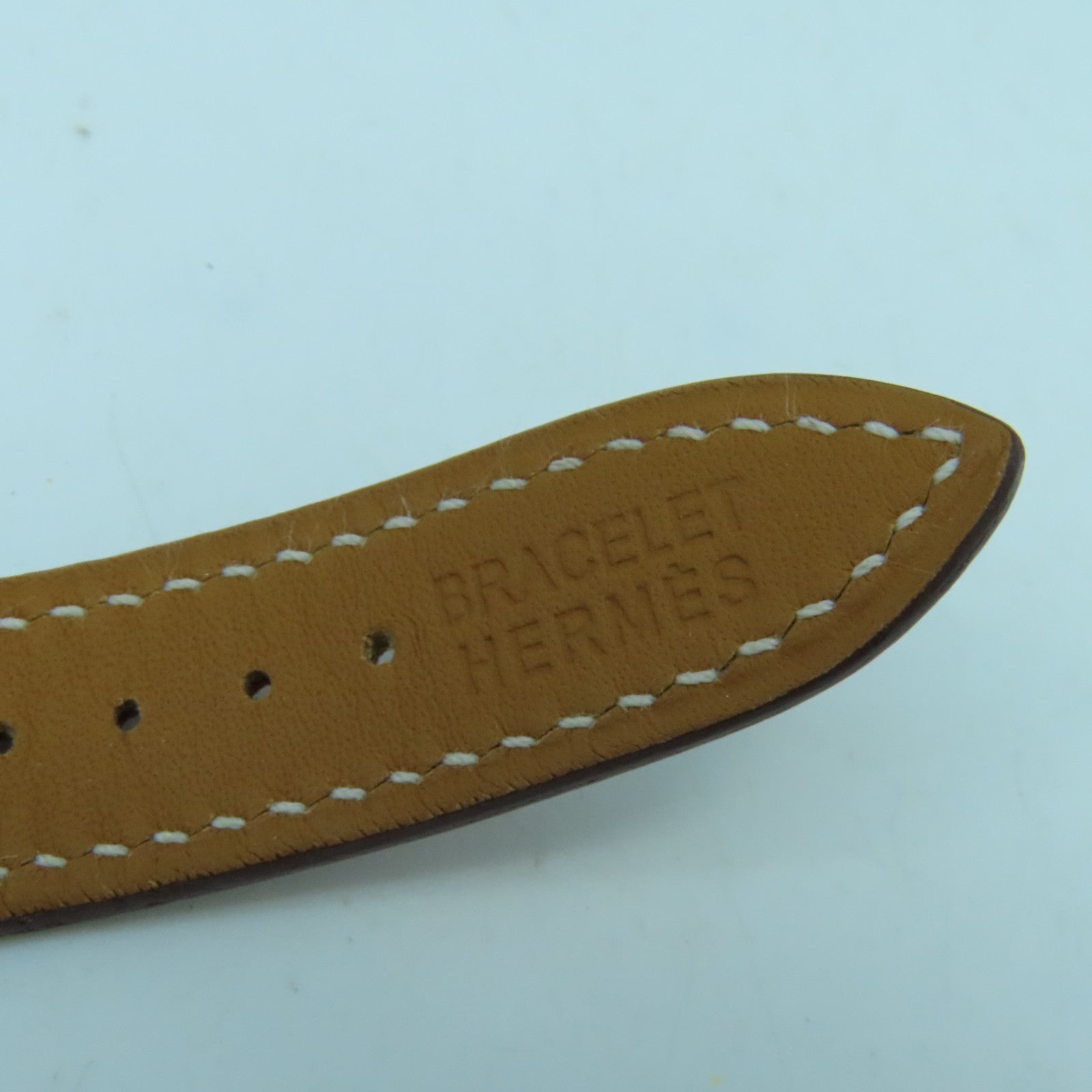 HERMES Heure H不鏽鋼石英機芯白色