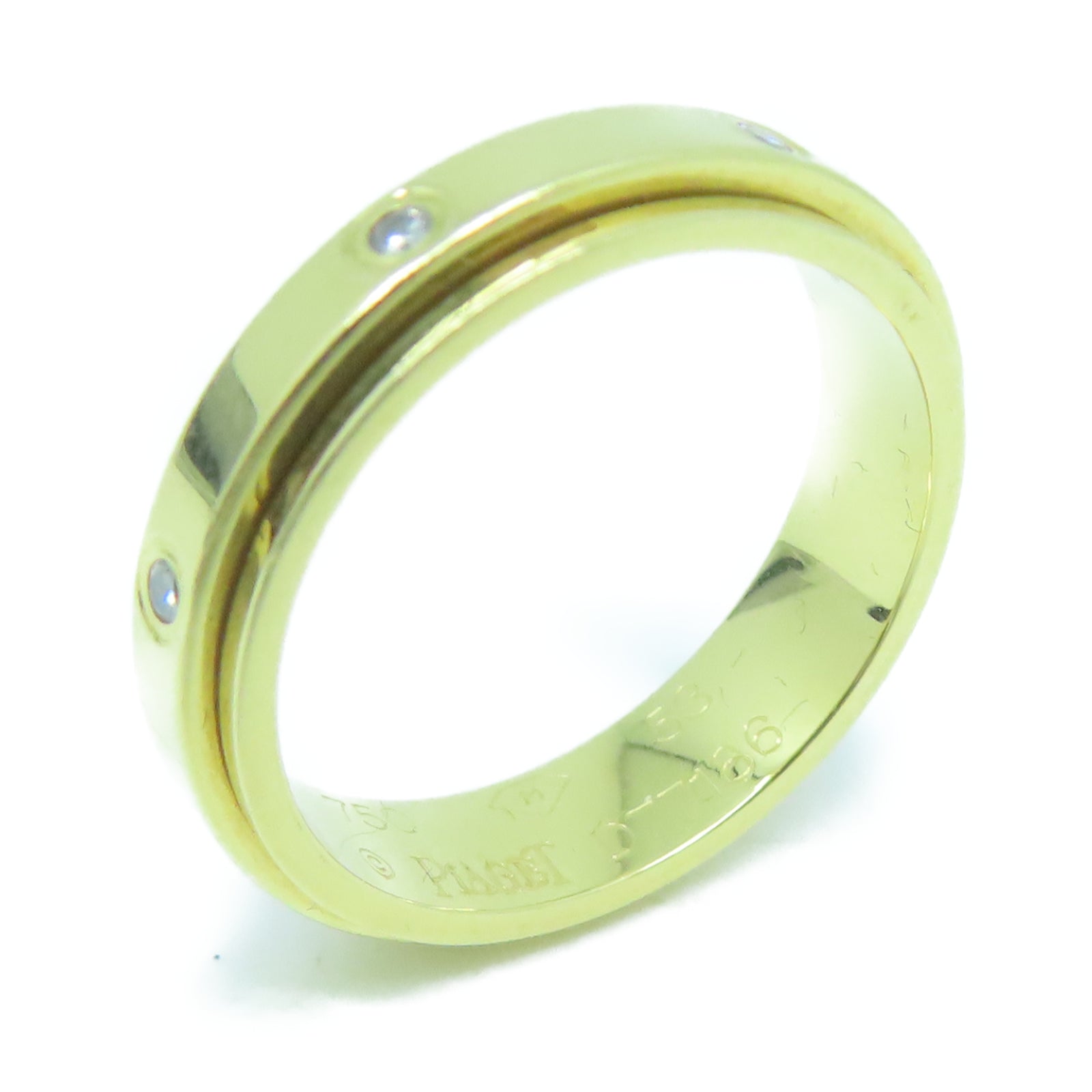 PIAGET 18K黃金Diamond Ring戒指US#6/PIAGET#53