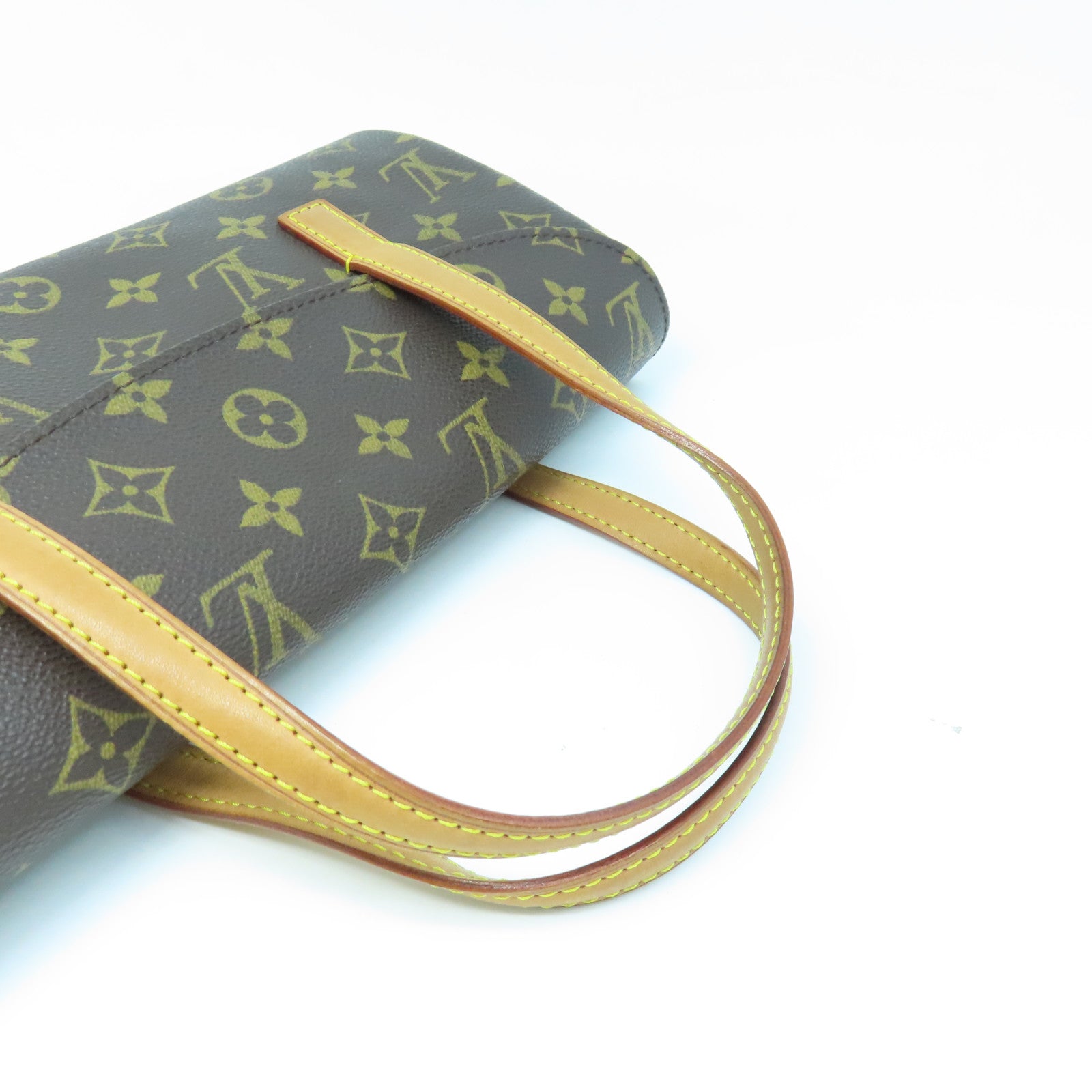 LOUIS VUITTON Monogram Sonatine金扣手挽袋啡色
