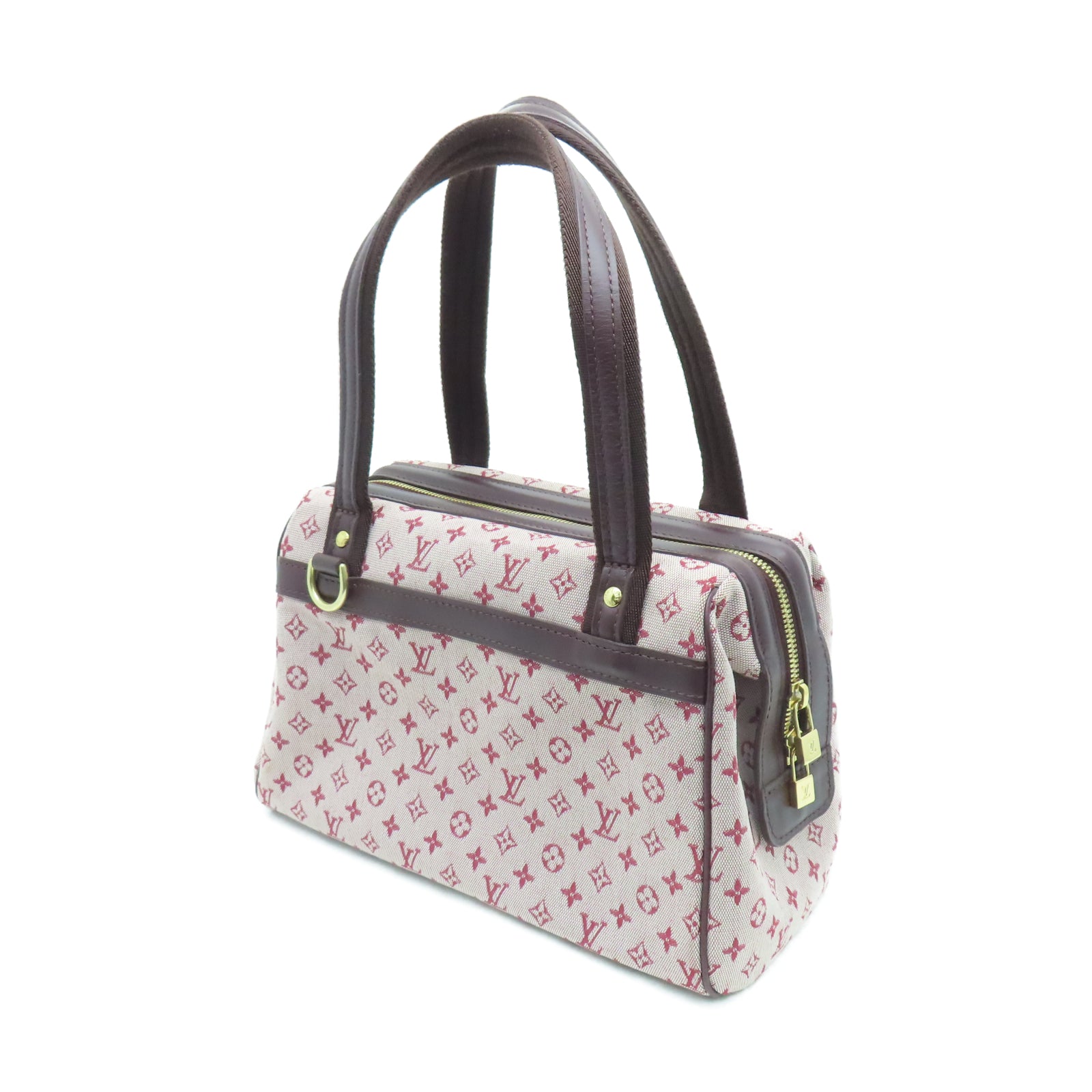 LOUIS VUITTON Mono-mini Josephine PM金扣肩背袋紅色