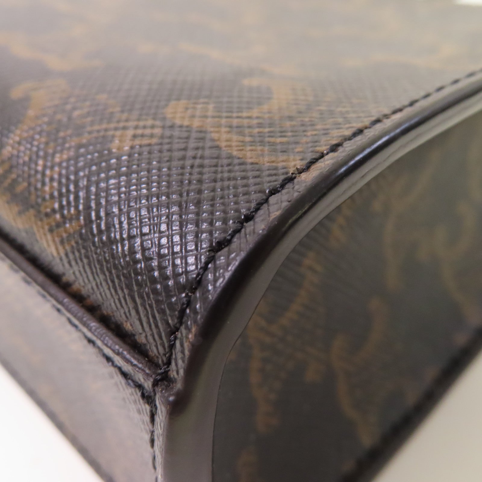 CELINE Triomphe帆布Mini Cabas 2Way Shoulder Bag手挽肩背兩用袋啡色