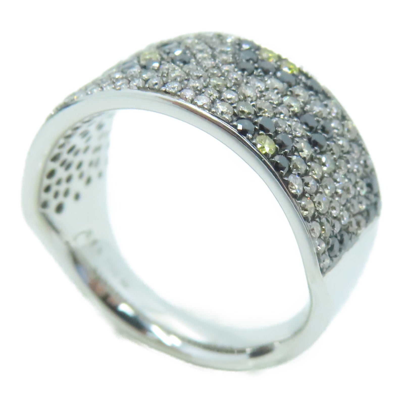JEWELRY 750纯银Diamond 8.75g 1.16ct钻石戒指US#6