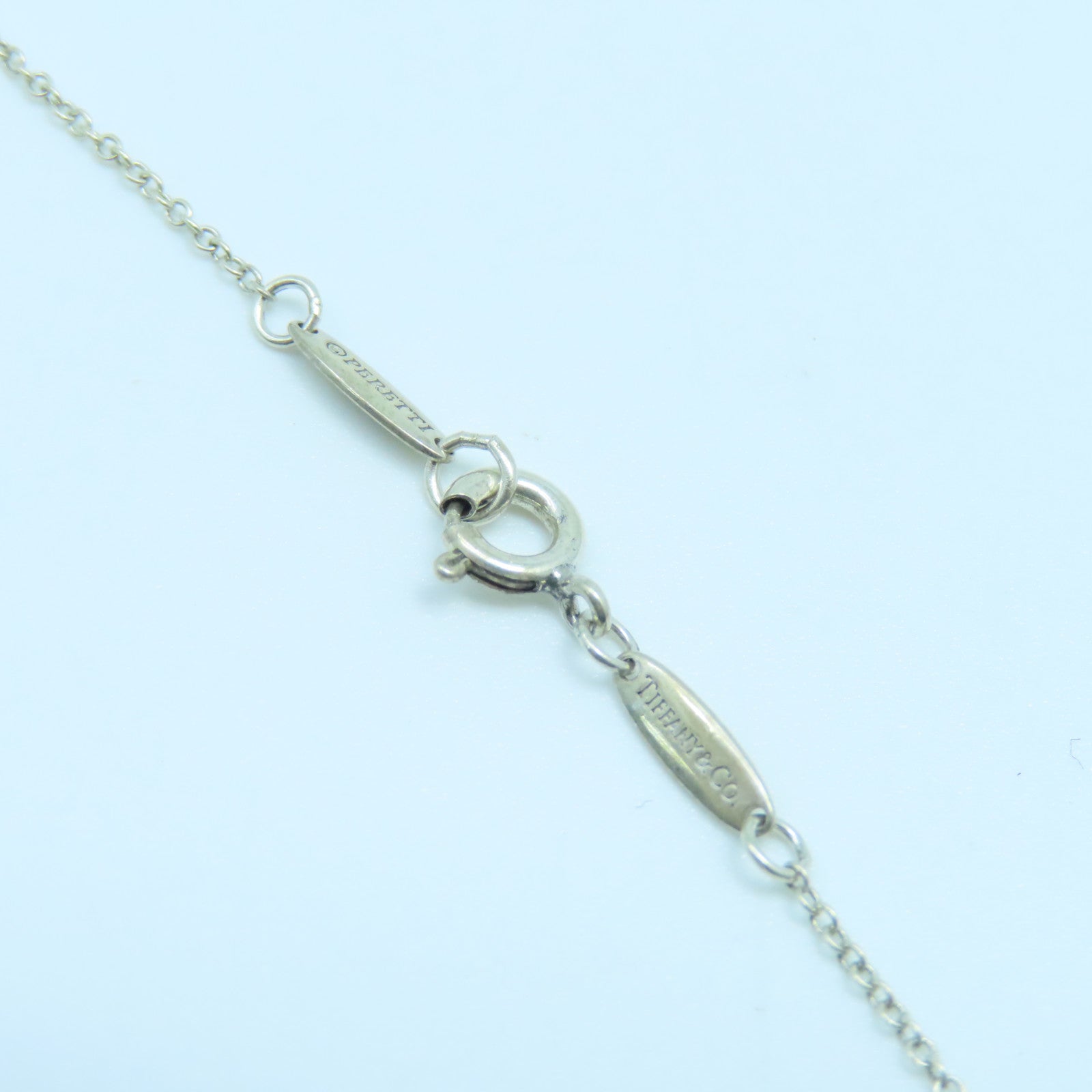 TIFFANY&amp;CO 925 Sterling Silver Heart Necklace Necklace Silver
