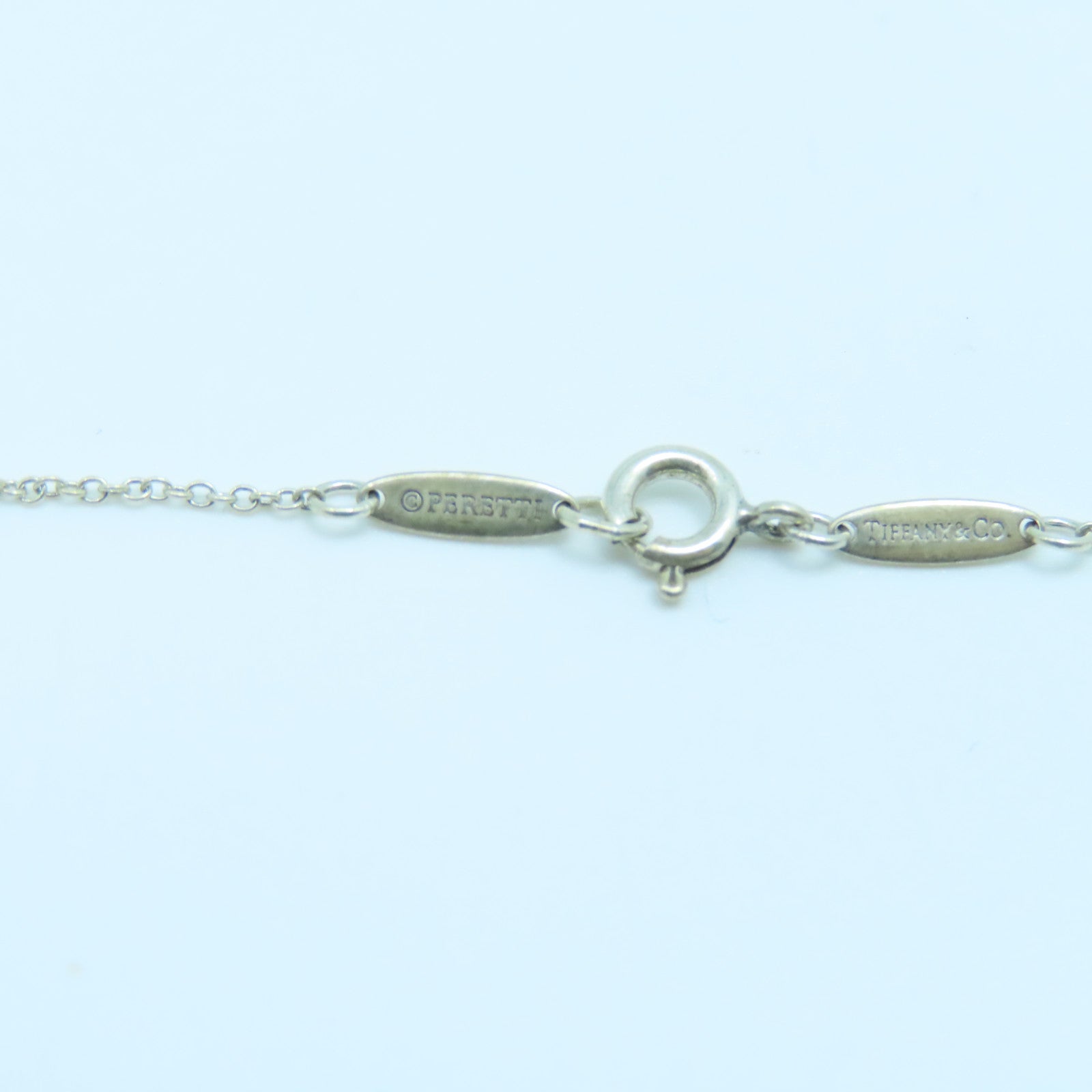 TIFFANY&amp;CO 925 Sterling Silver Heart Necklace Necklace Silver