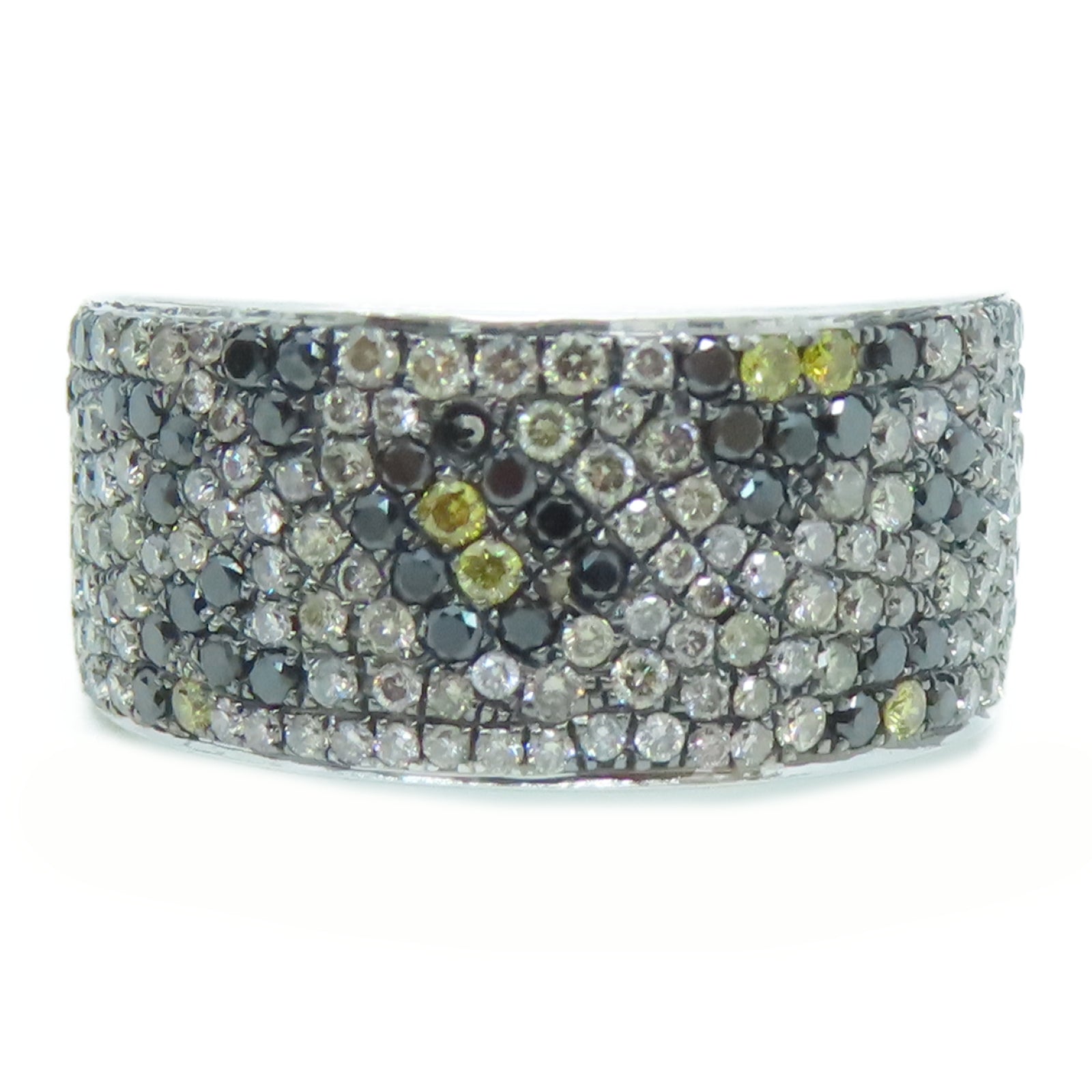 JEWELRY 750纯银Diamond 8.75g 1.16ct钻石戒指US#6